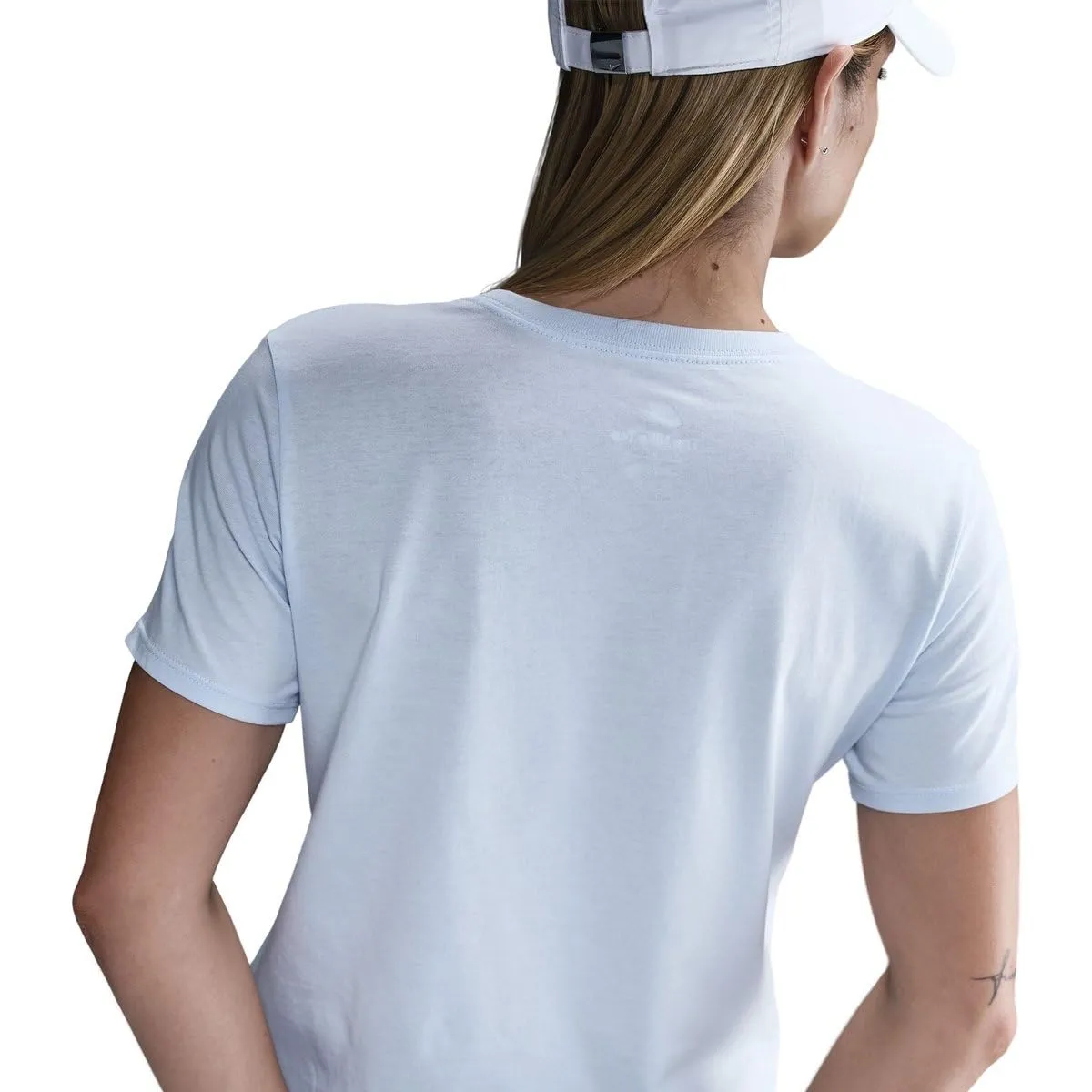 Nike Club T-Shirt Donna Blue Tint XS DX7902 - immagine 2