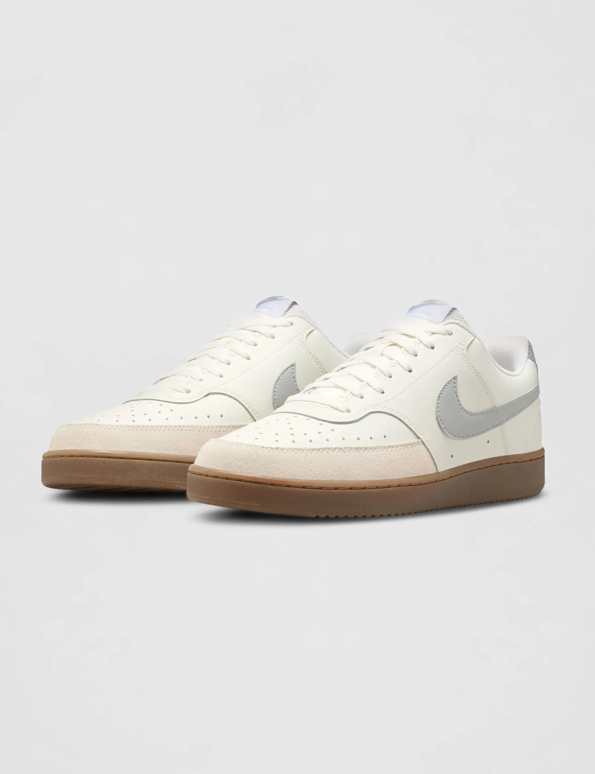 Nike Court Vision Lo HV2530-100 Sail/Lt Smoke Grey-Lt Orewood Brn-White EU 42.5 - immagine 6