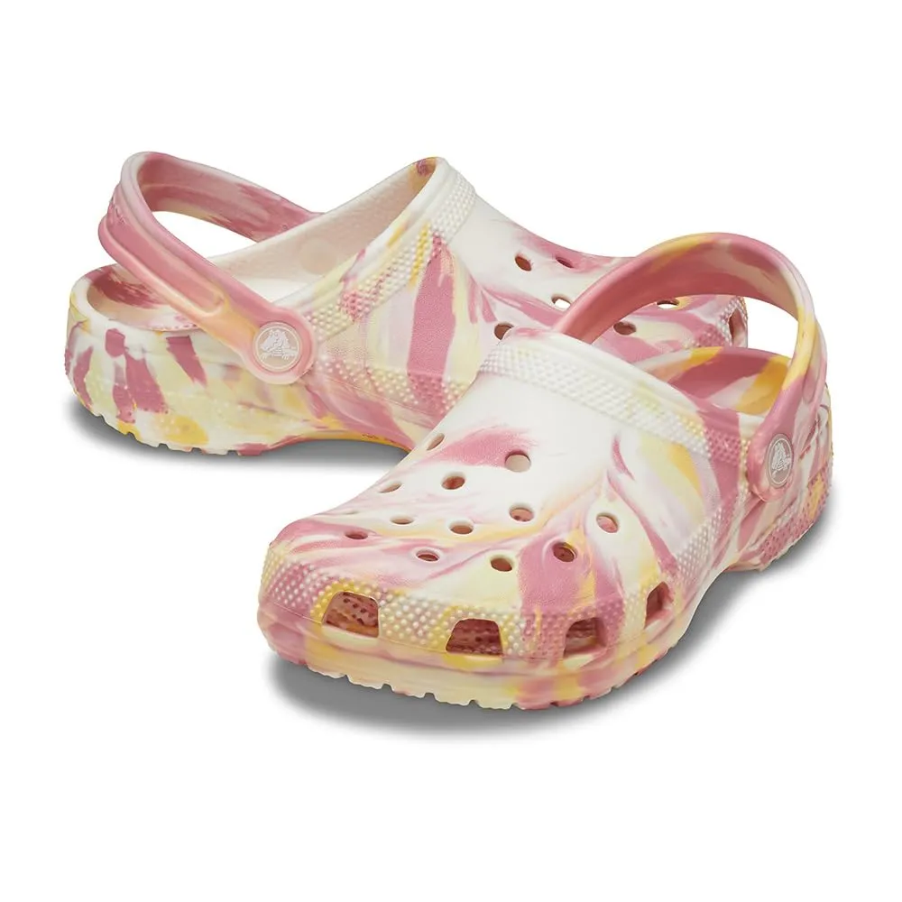 Crocs Classic Glitter K Zoccoli Unisex per Bambini, Daylily Multicolore - immagine 2
