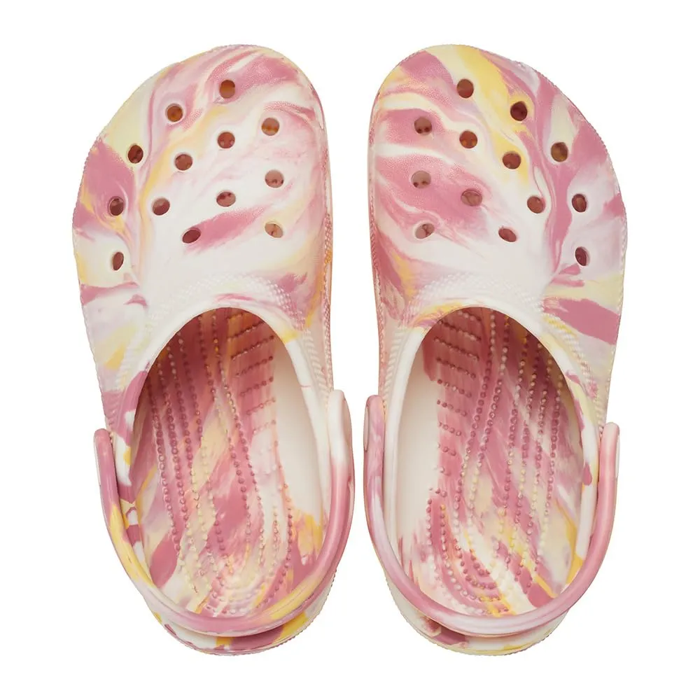 Crocs Classic Glitter K Zoccoli Unisex per Bambini, Daylily Multicolore - immagine 3