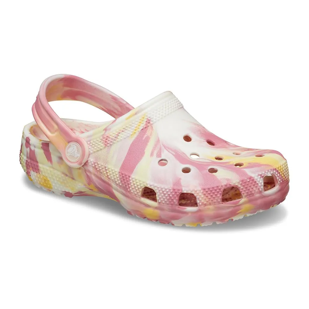 Crocs Classic Glitter K Zoccoli Unisex per Bambini, Daylily Multicolore - immagine 4