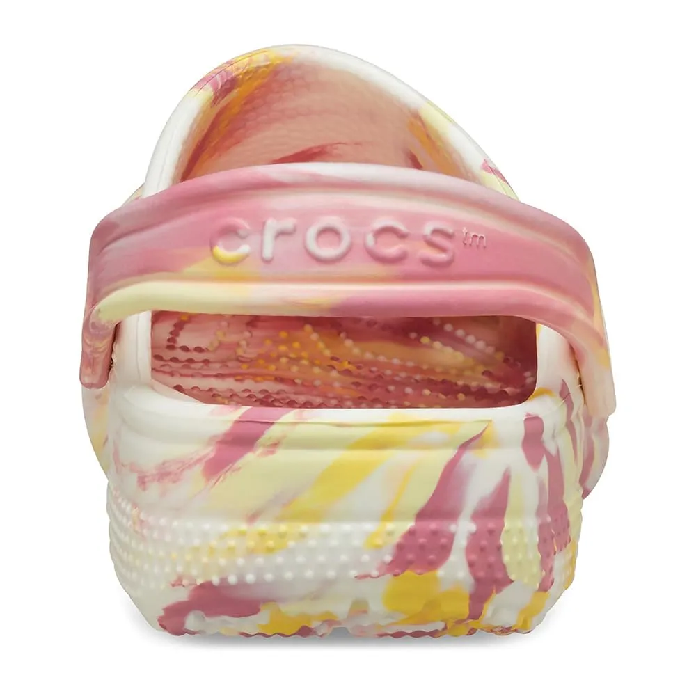 Crocs Classic Glitter K Zoccoli Unisex per Bambini, Daylily Multicolore - immagine 5