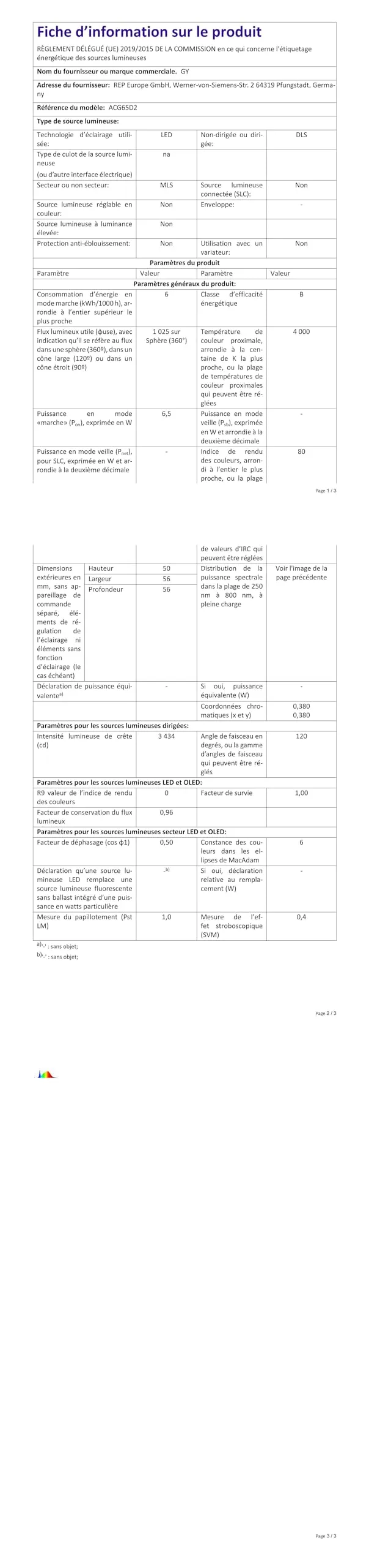 GY Lampadine LED GU10, 6.5W, 1025 Lumen, 4000K Bianco Neutro, Non Dimmerabile, 5 pezzi - immagine 12