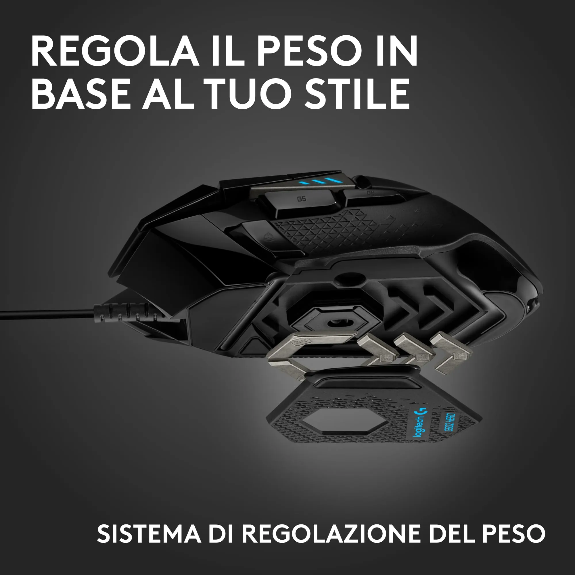 Logitech G G502 HERO Gaming Mouse - immagine 3
