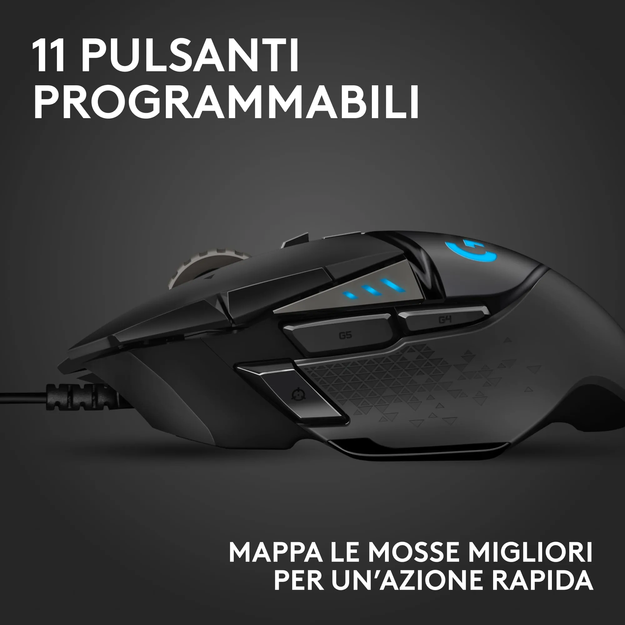 Logitech G G502 HERO Gaming Mouse - immagine 5