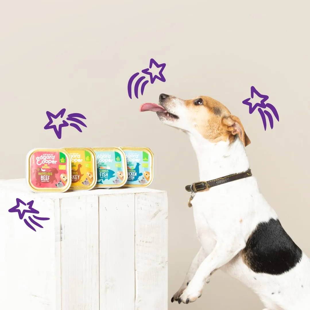 Edgard & Cooper Cibo Umido per Cani Adulti, Tacchino Bio, 100g x 17 - immagine 5