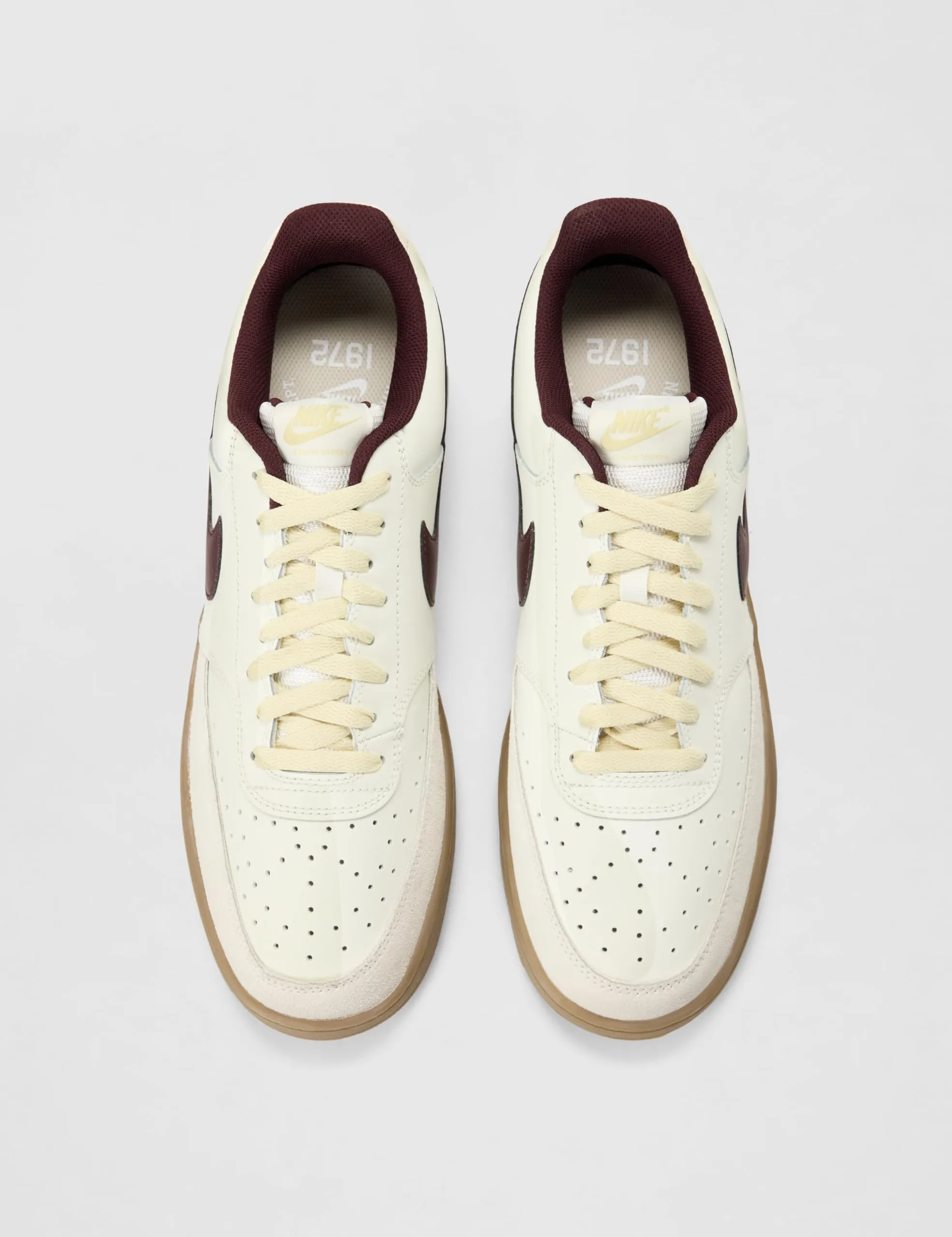 Nike Court Vision Low - Sail/Burgundy Crush-Lt Khaki, HV2530-101 - immagine 5