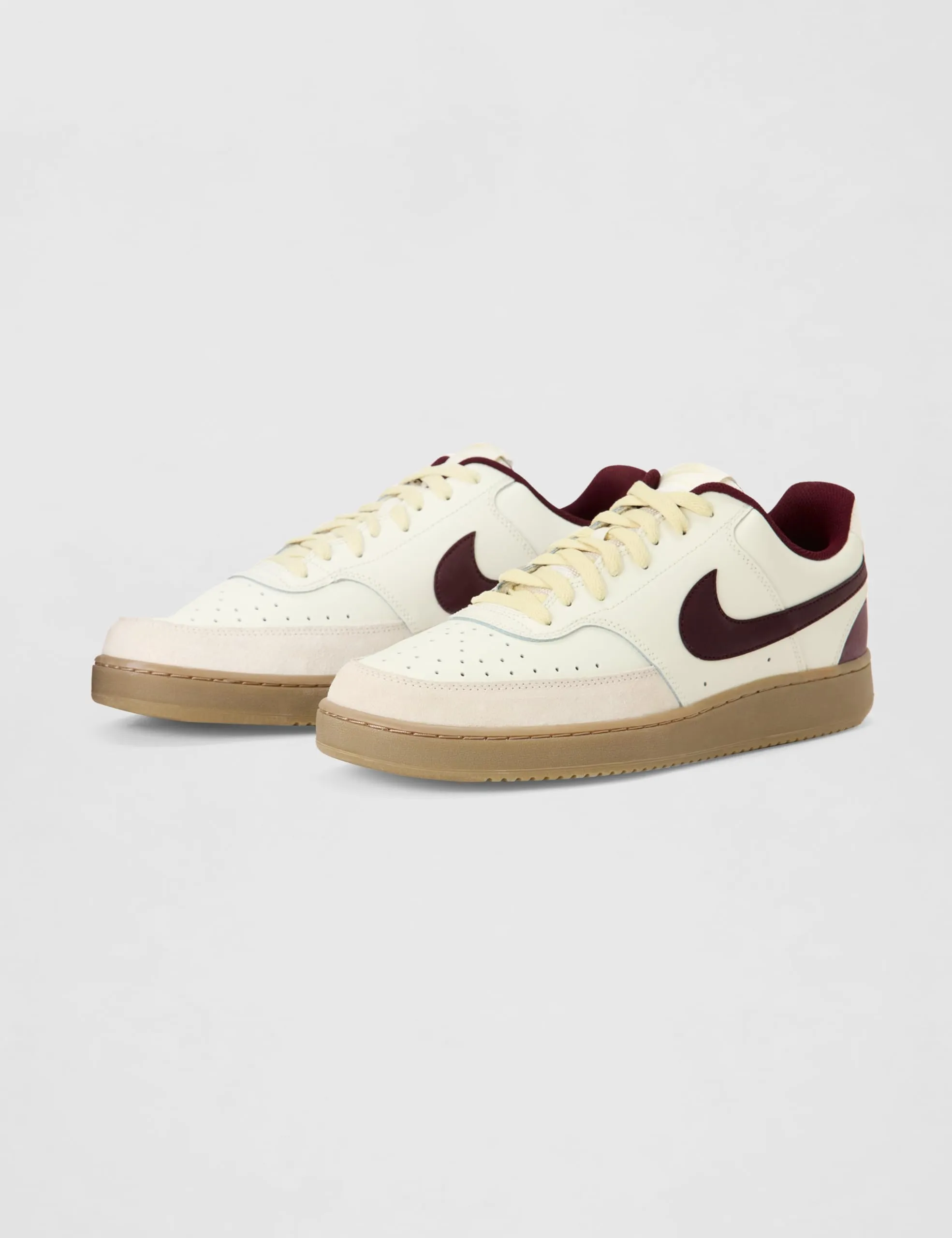 Nike Court Vision Low - Sail/Burgundy Crush-Lt Khaki, HV2530-101 - immagine 6