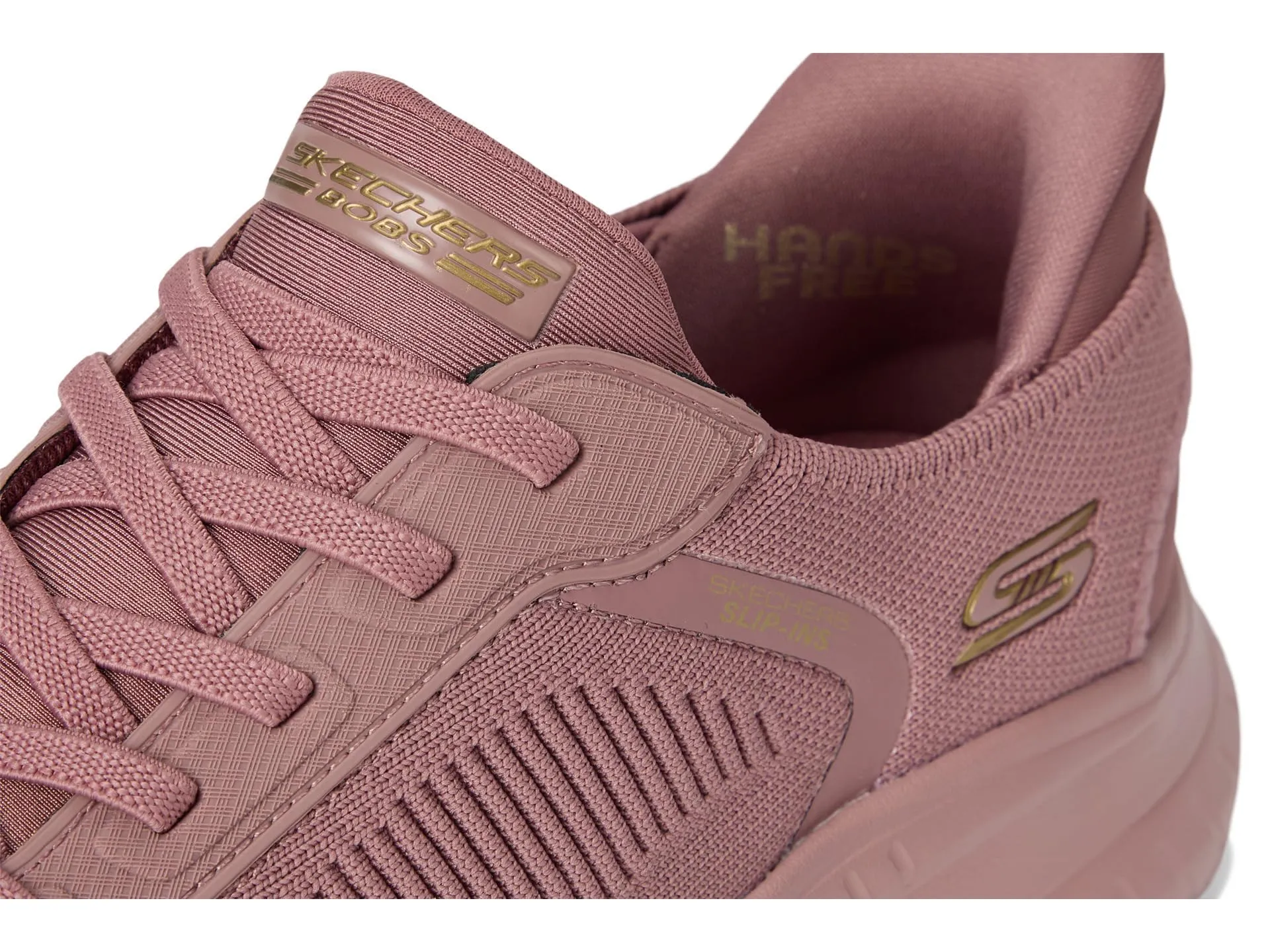 Skechers Women's Bobs Squad Chaos Current Muse Slip-In, Rose Textile, 36.5 EU - immagine 11