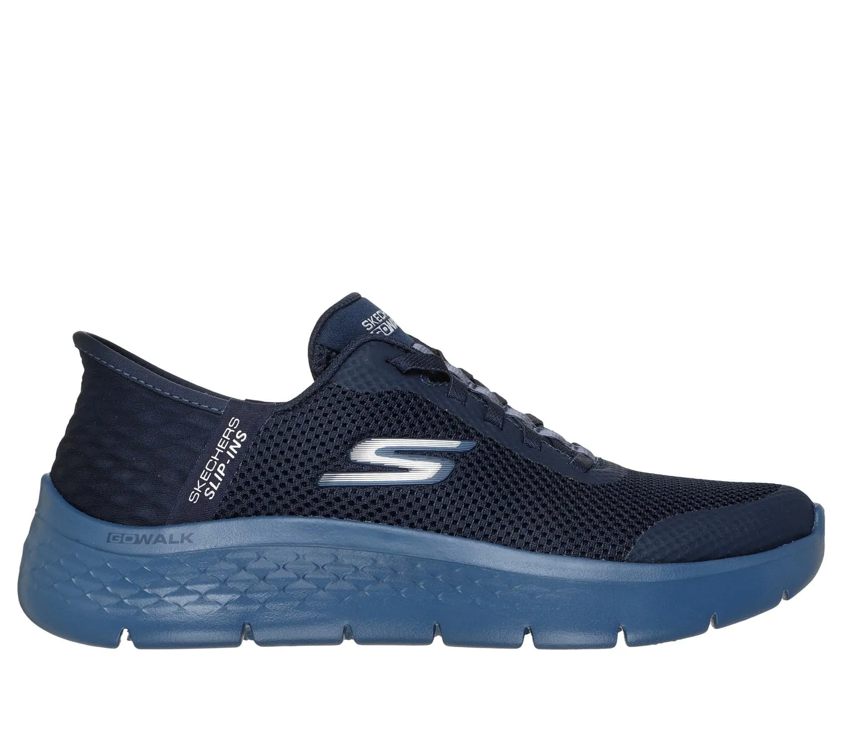 Skechers Go Walk Flex Grand Entry Trainers, Navy Textile/Navy Trim, 38 EU - immagine 2