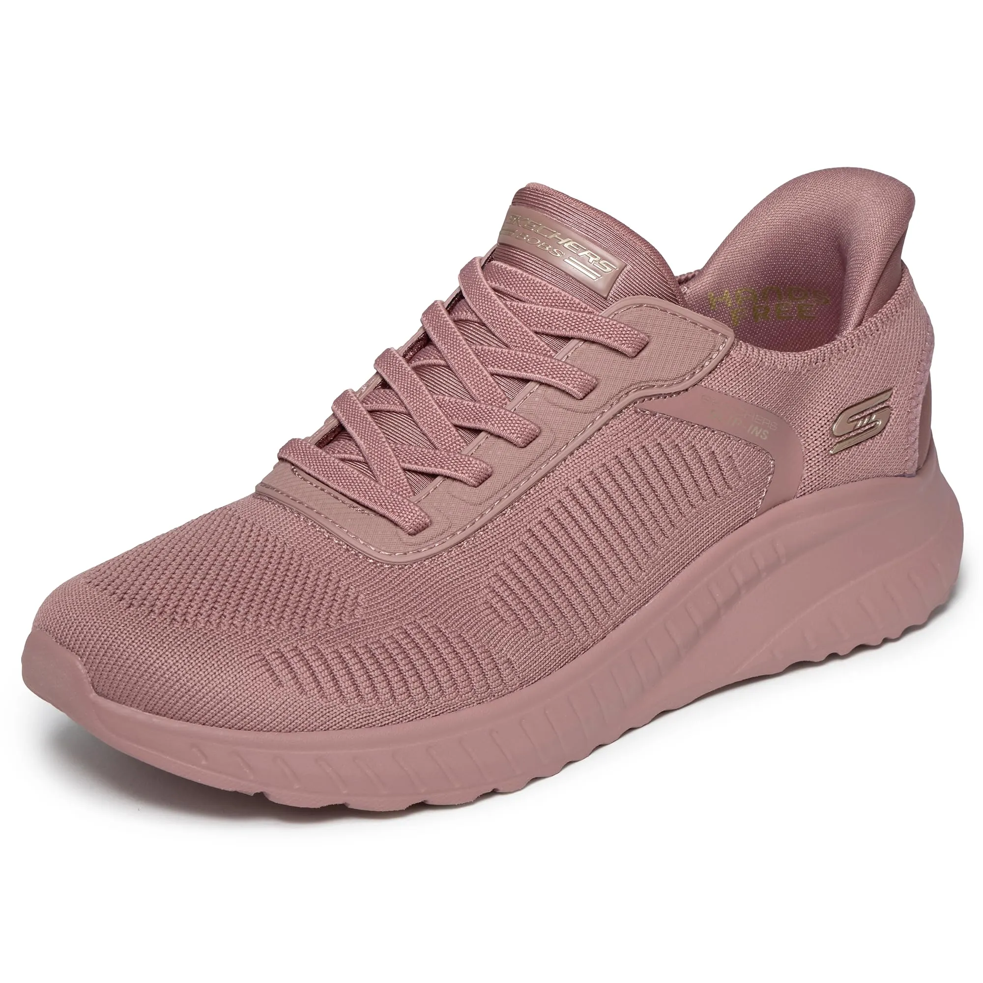 Skechers Bobs Squad Chaos Current Muse Slip-In, Rose Textile, 36 EU - immagine 1