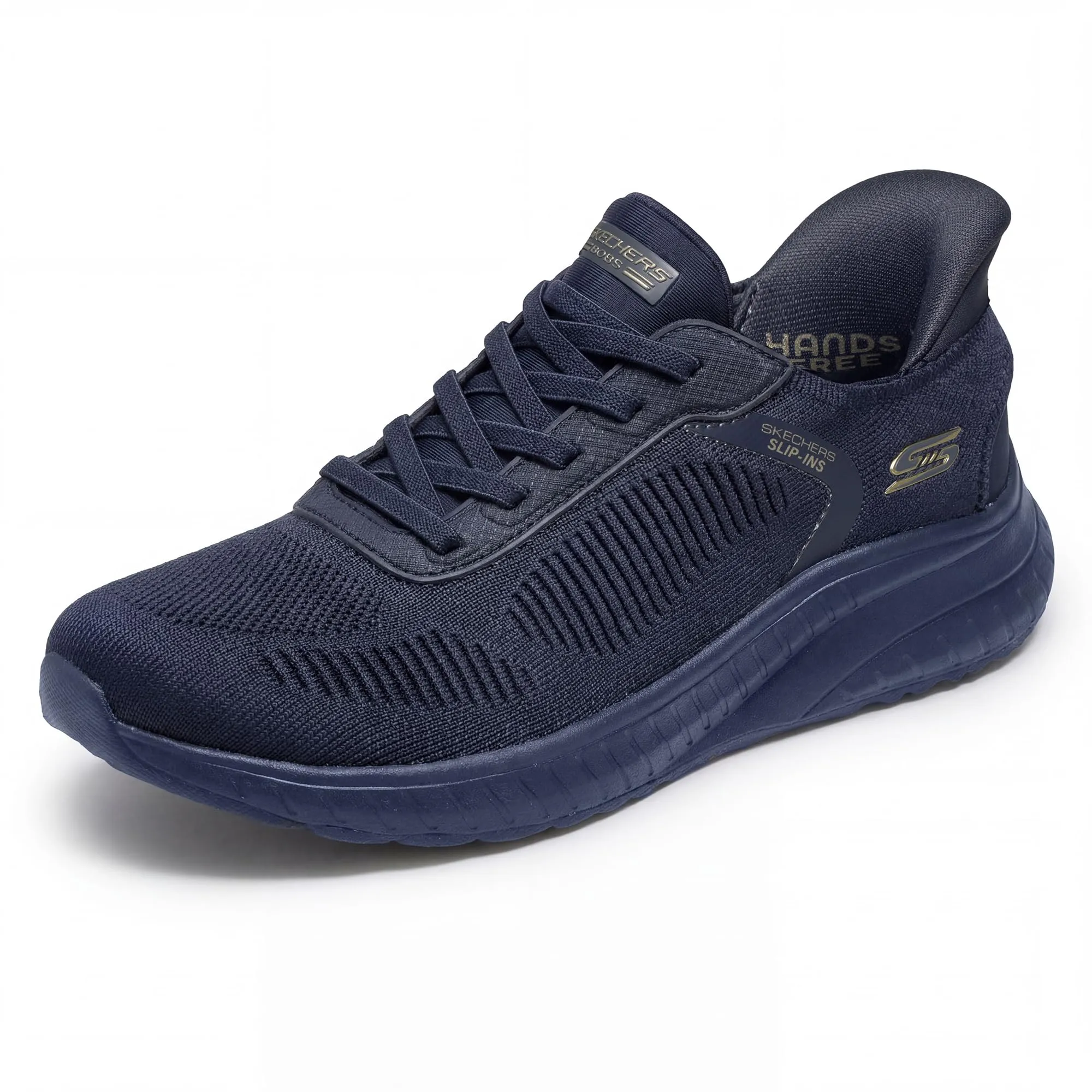 Skechers Bobs Squad Chaos Current Muse Slip-In, Dark Navy Textile, 37 EU - immagine 1