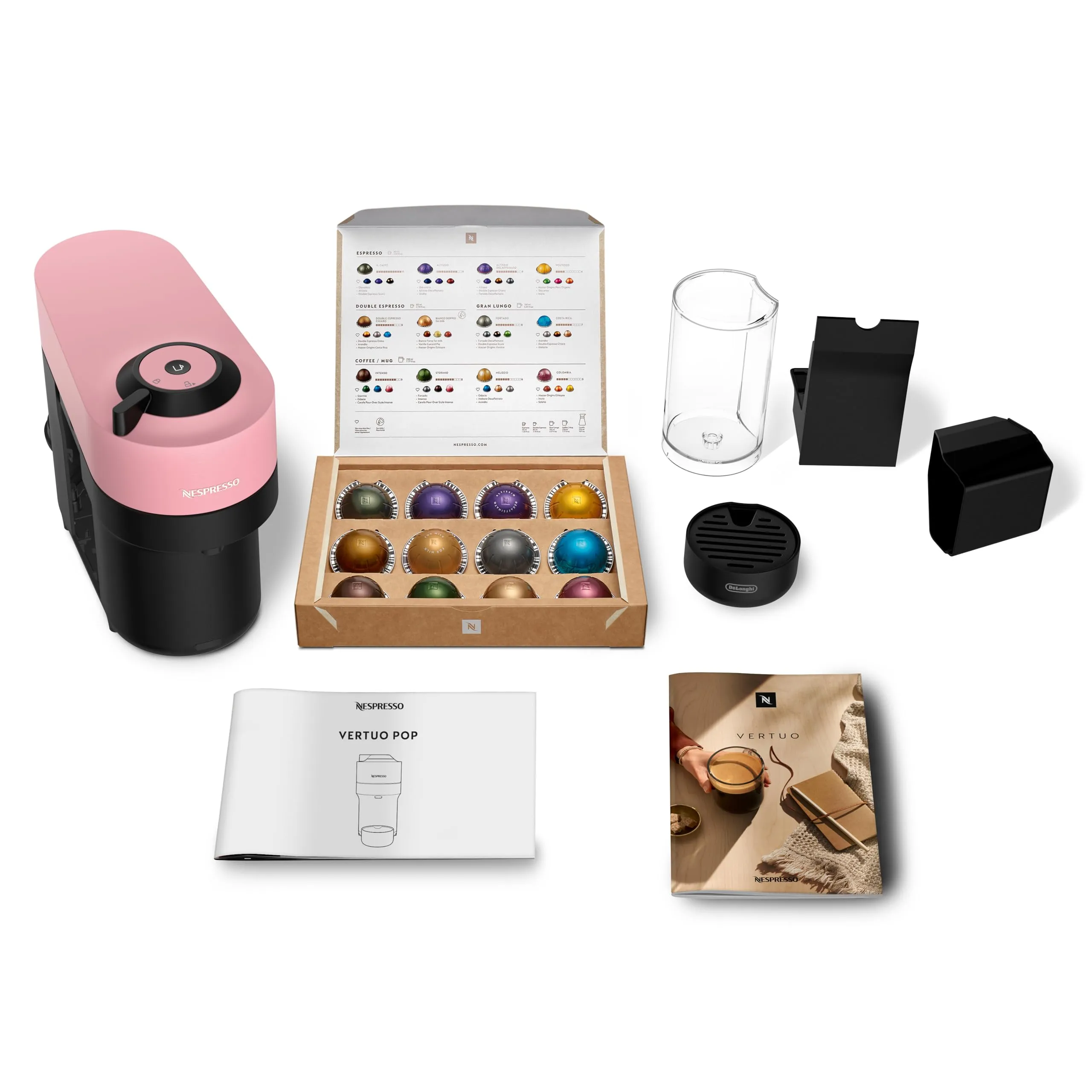 De'Longhi Nespresso Vertuo Pop Macchina da Caffè a Capsule Rosa ENV90.P - immagine 4