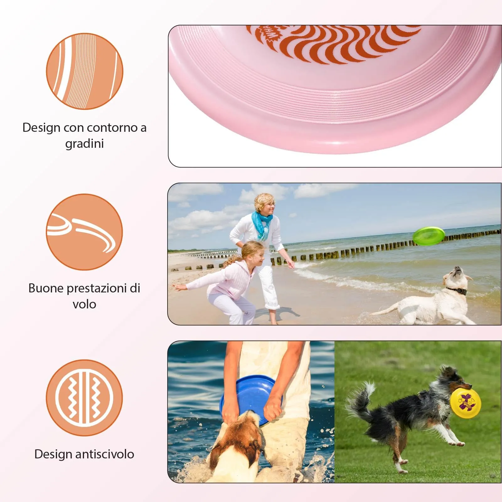 Wham-O Frisbee Disco Volante, 23.75 cm, 100g (53308-V) - immagine 3
