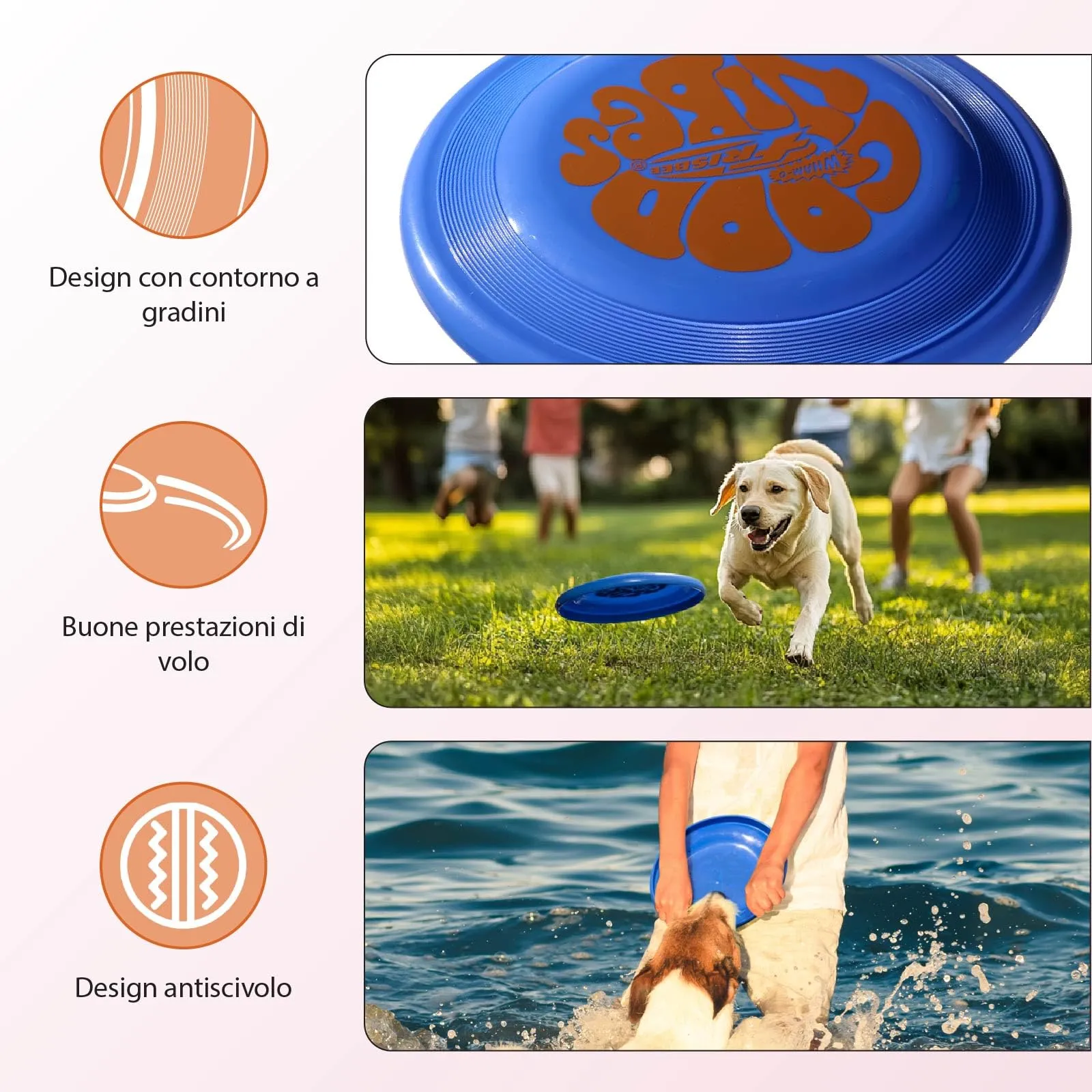 Wham-O Frisbee Disco Volante 23.75 cm 100g (53308-V2) - immagine 3