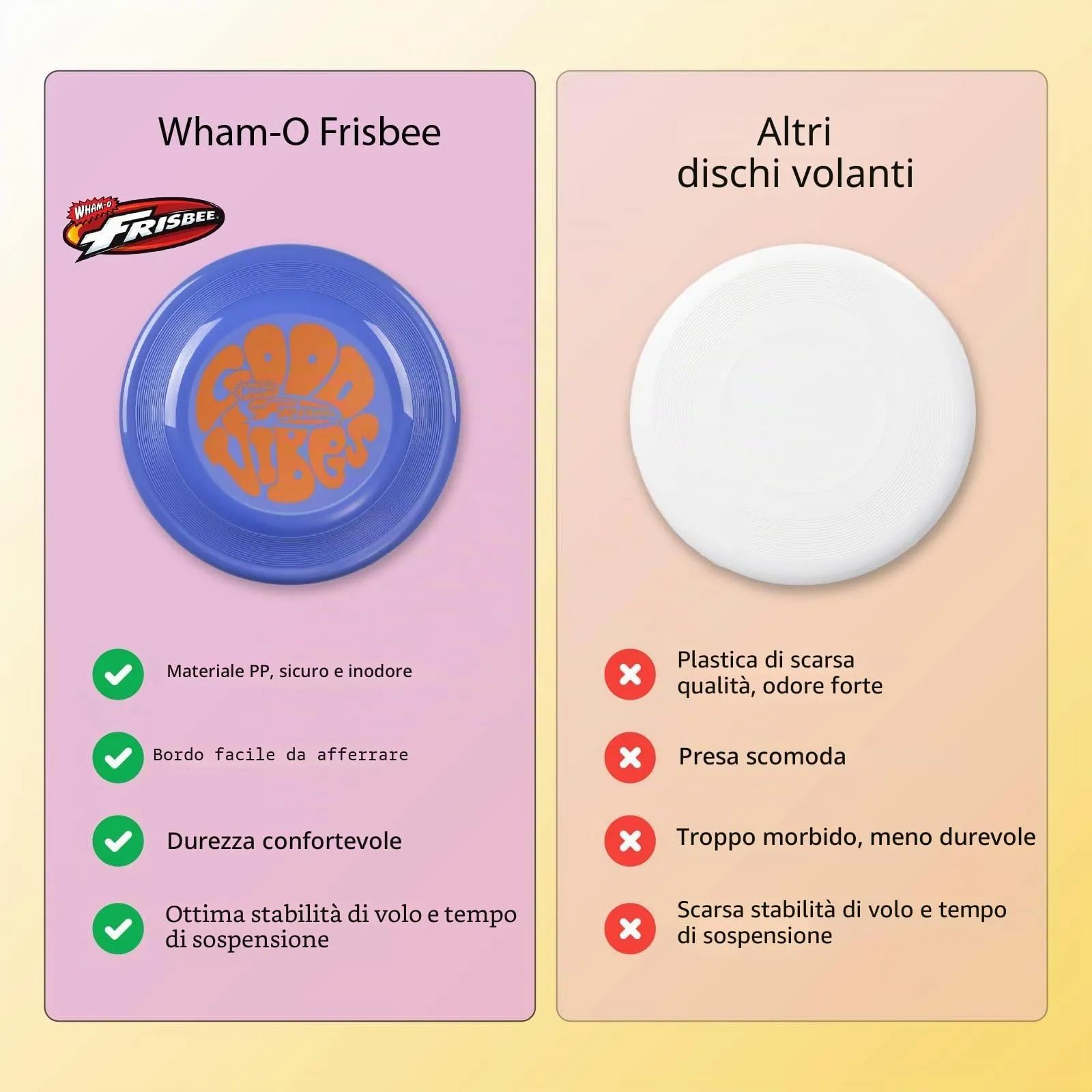 Wham-O Frisbee Disco Volante 23.75 cm 100g (53308-V2) - immagine 5