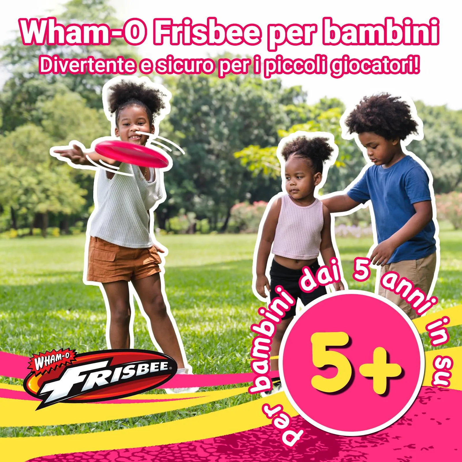 Wham-O Frisbee Dischi Volanti 70g, 22.86 cm, Set da 6 pezzi - immagine 2