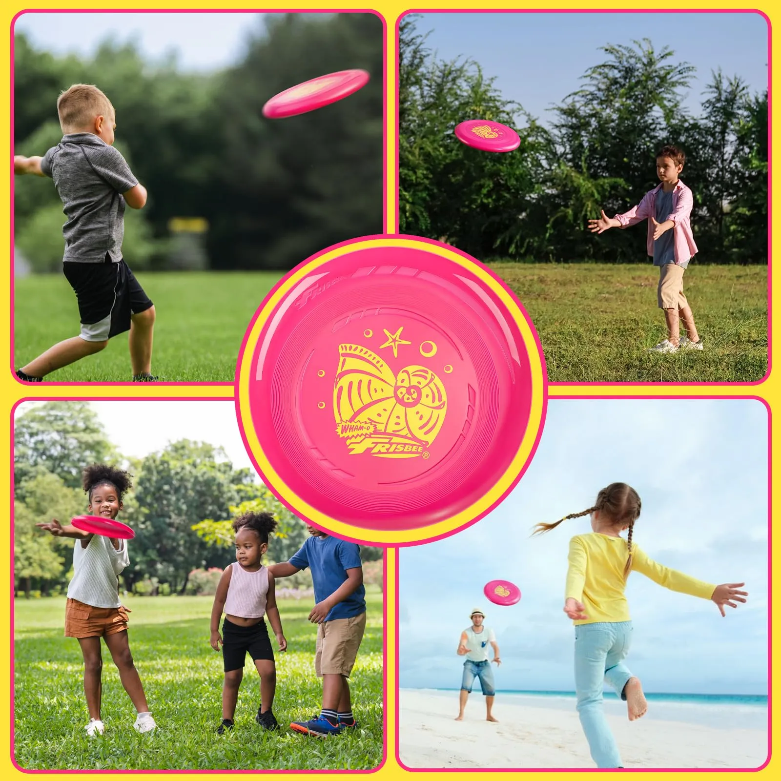 Wham-O Frisbee Dischi Volanti 70g, 22.86 cm, Set da 6 pezzi - immagine 7
