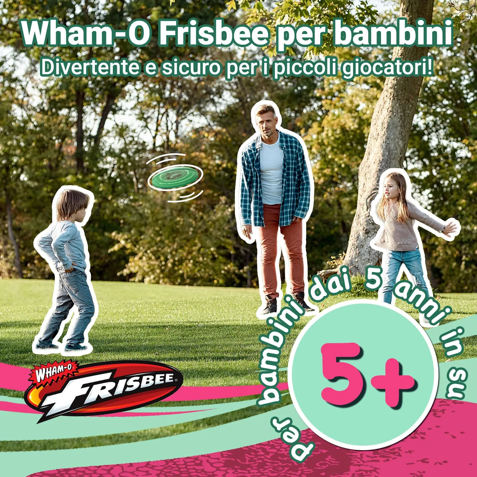 Wham-O Frisbee Go 2 Pack, 22.86 cm, 70g (50140-V5) - immagine 2