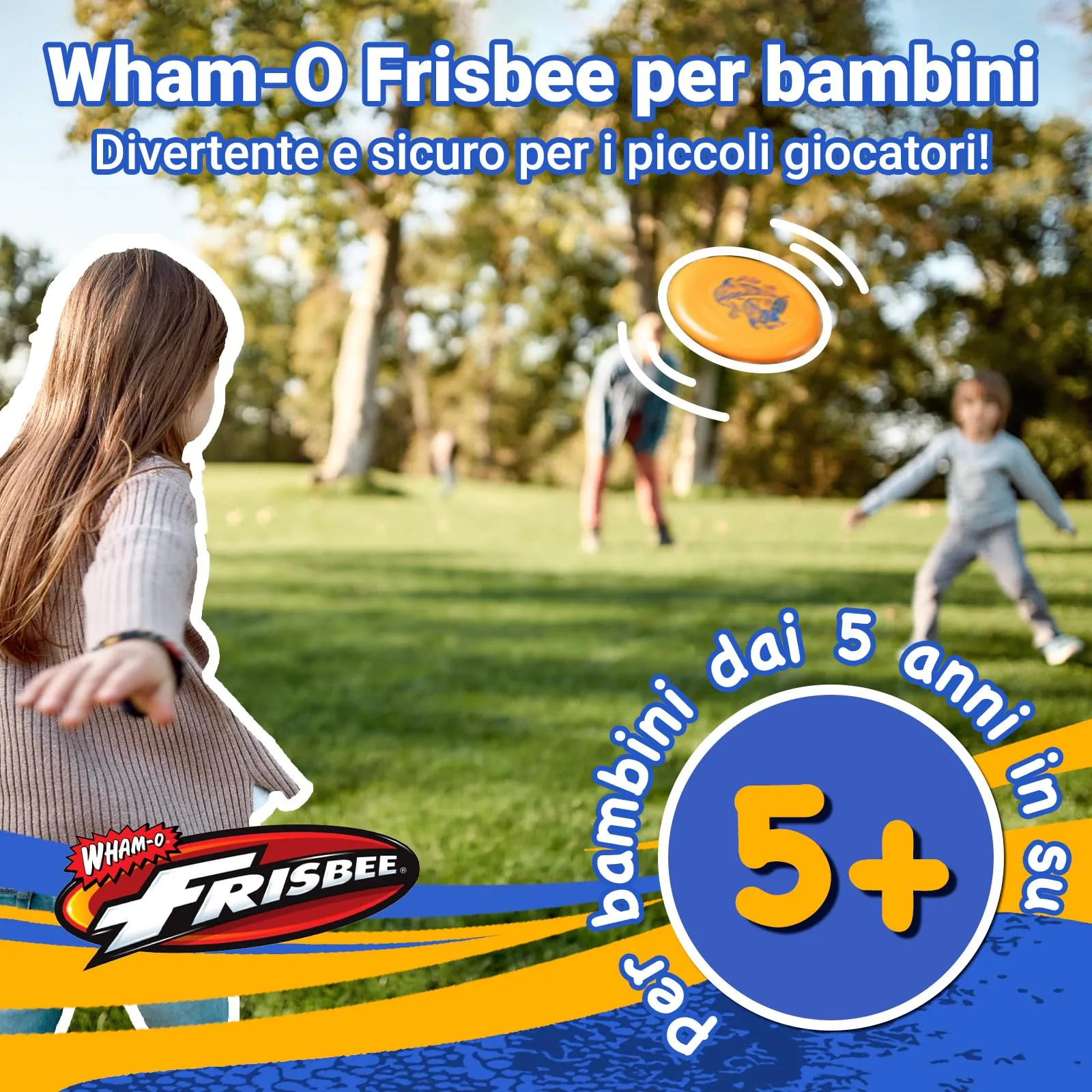 Wham-O Frisbee Dischi Volanti 70g, 22.86 cm, Set da 6 pezzi - immagine 2