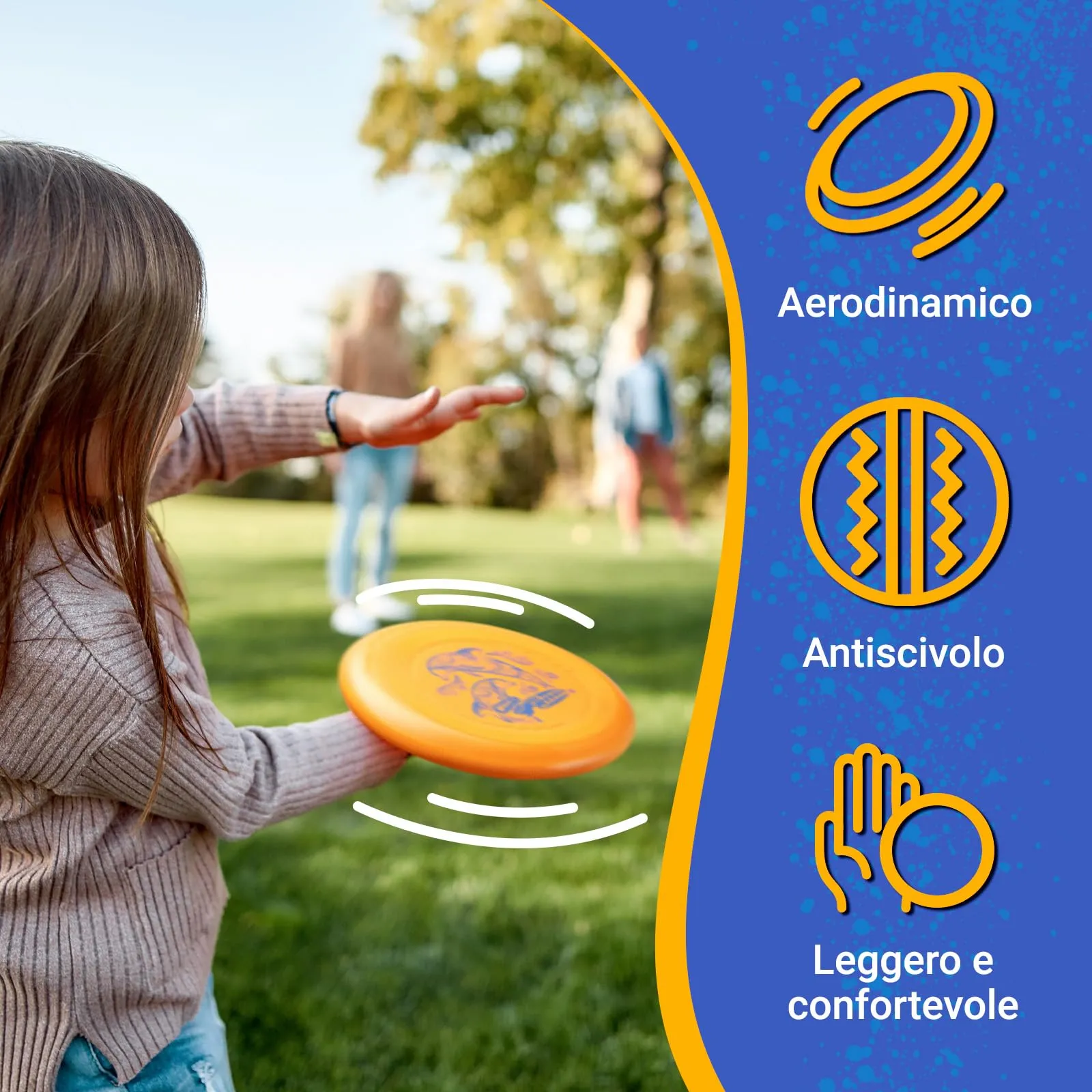 Wham-O Frisbee Dischi Volanti 70g, 22.86 cm, Set da 6 pezzi - immagine 3