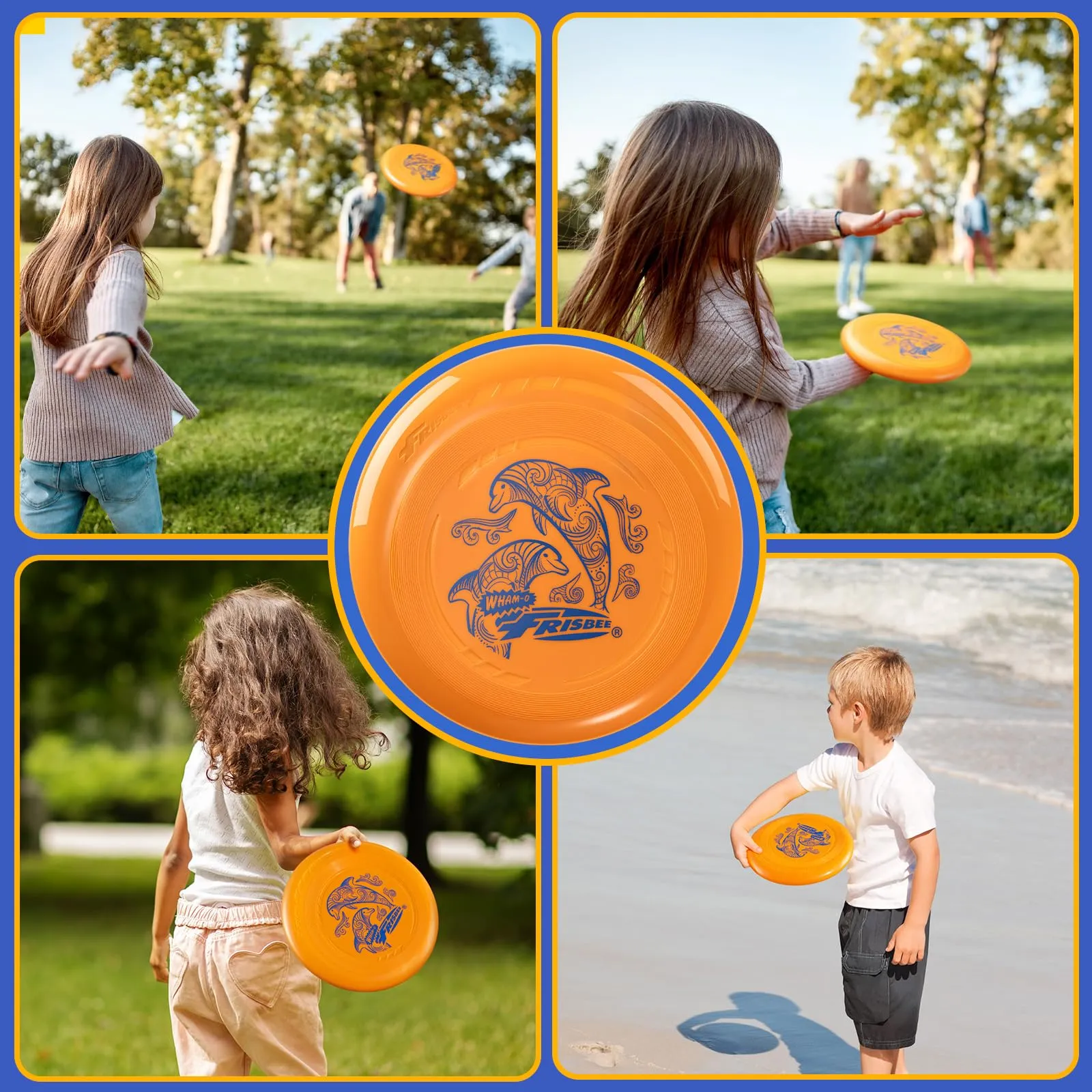 Wham-O Frisbee Dischi Volanti 70g, 22.86 cm, Set da 6 pezzi - immagine 7