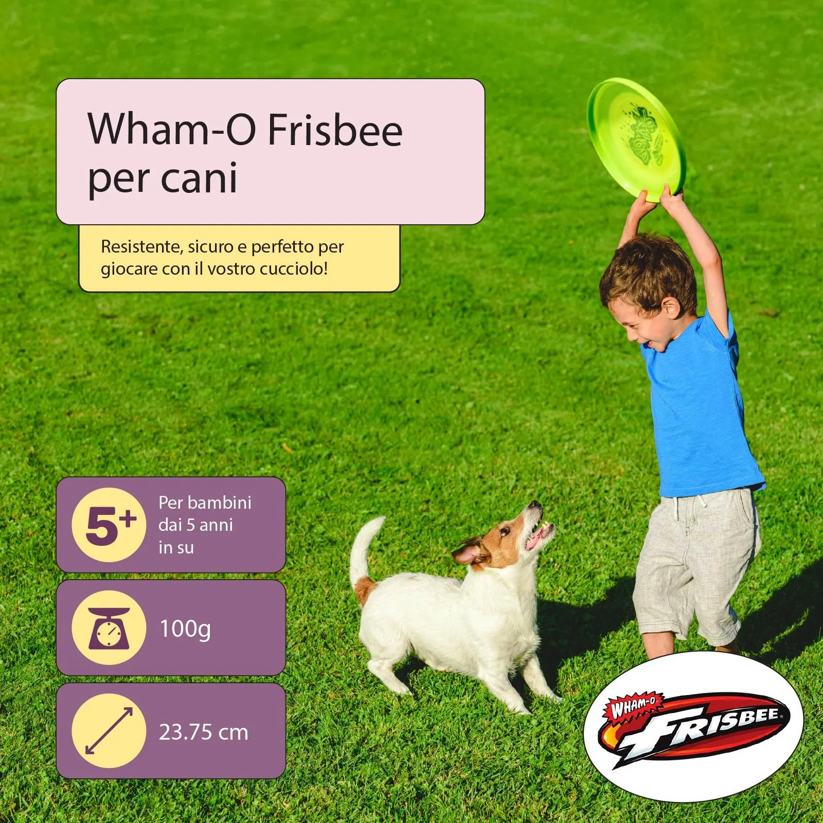 Wham-O Frisbee Disco Volante, 23.75 cm, 100g (53308-V1) - immagine 2
