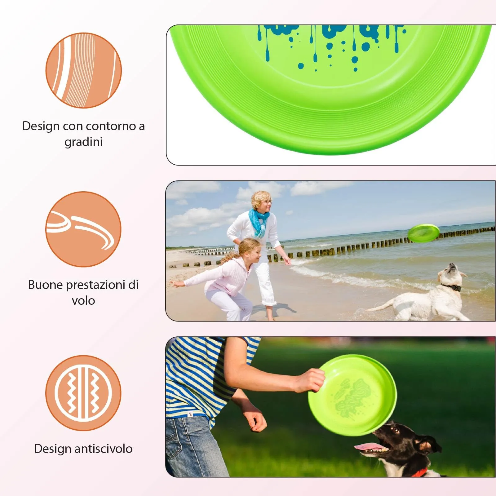 Wham-O Frisbee Disco Volante, 23.75 cm, 100g (53308-V1) - immagine 3