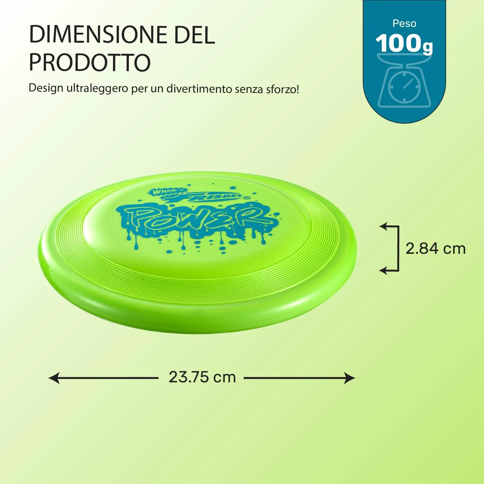 Wham-O Frisbee Disco Volante, 23.75 cm, 100g (53308-V1) - immagine 4