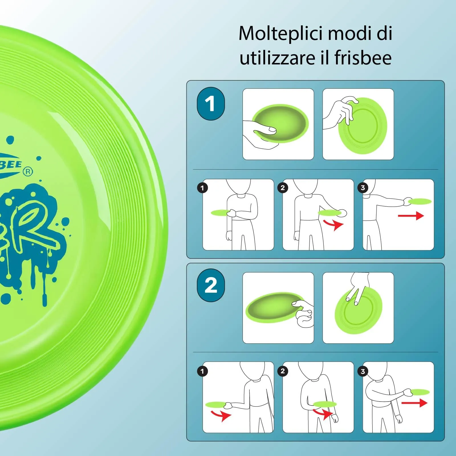 Wham-O Frisbee Disco Volante, 23.75 cm, 100g (53308-V1) - immagine 6