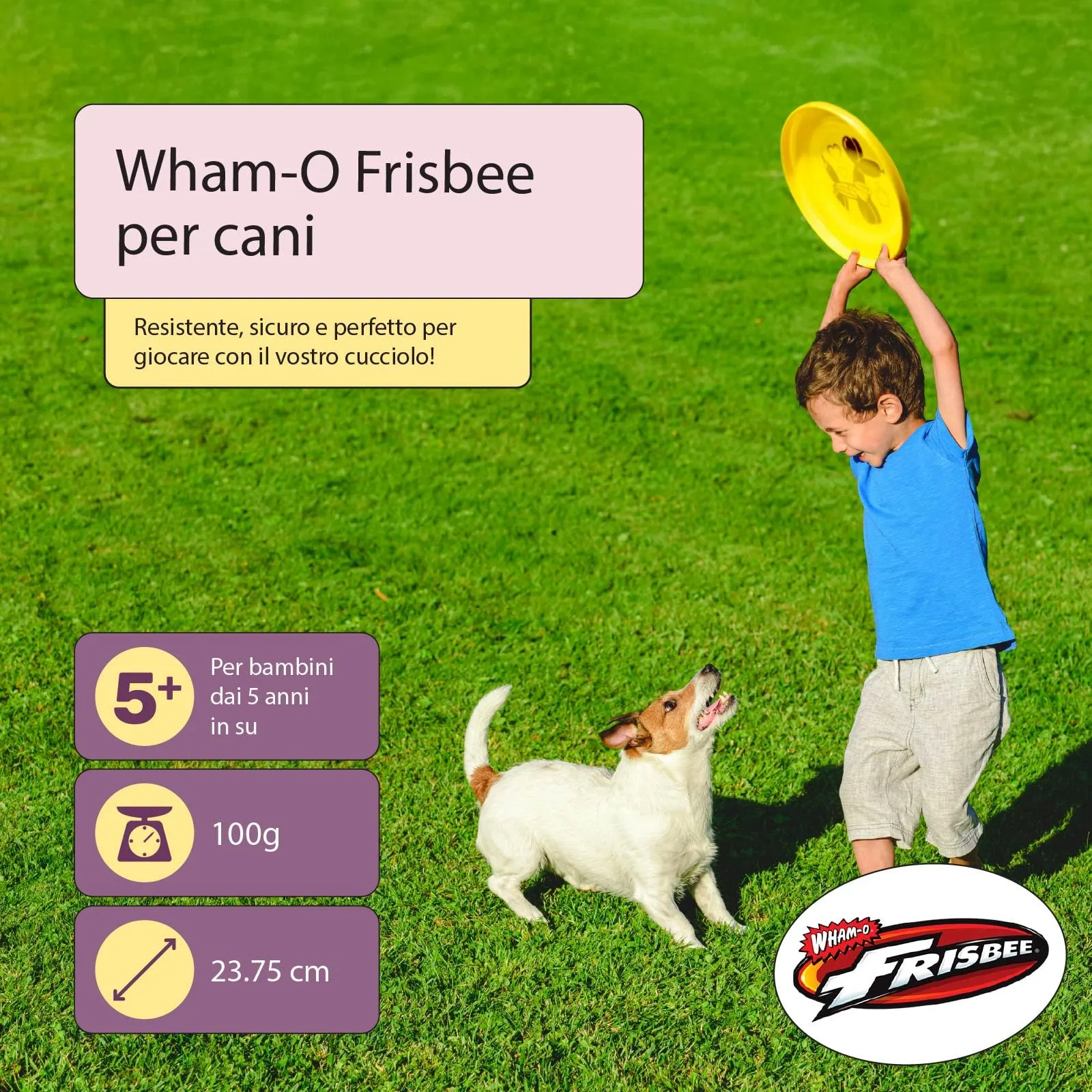 Wham-O Frisbee Disco Volante, 23.75 cm, 100g (53308-V3) - immagine 2