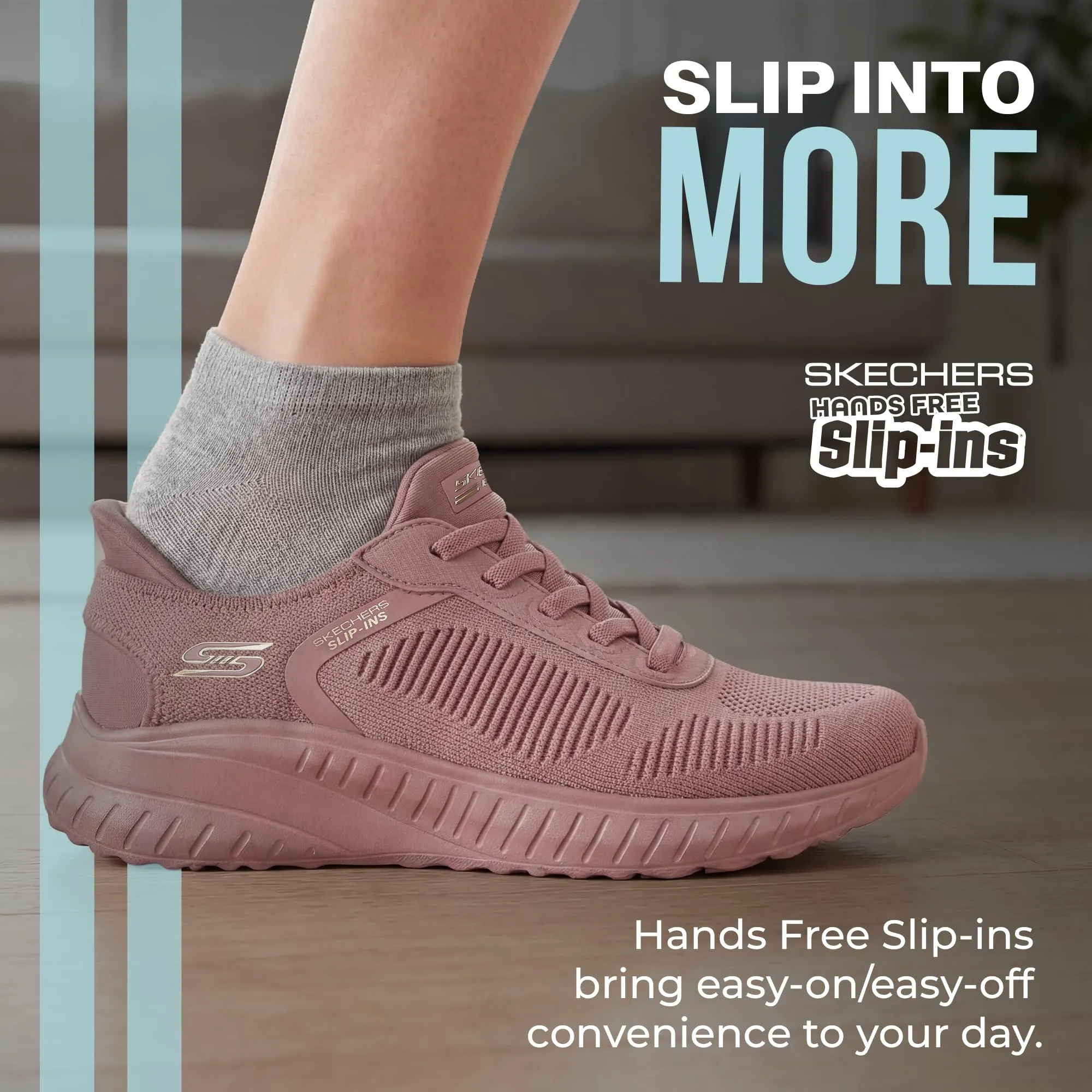 Skechers Bobs Squad Caos Scarpe Donna, Rosa, 35 EU - immagine 4