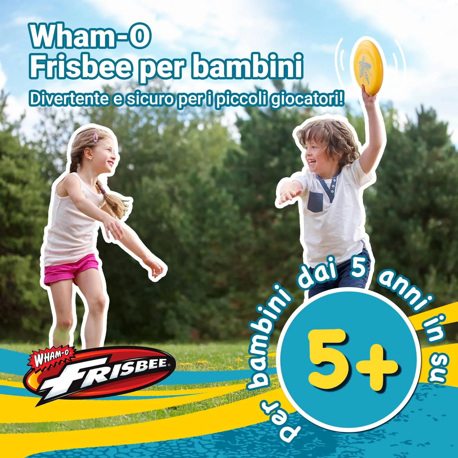 Wham-O Frisbee Dischi Volanti 70g, 22.86 cm, Set da 6 pezzi - immagine 2