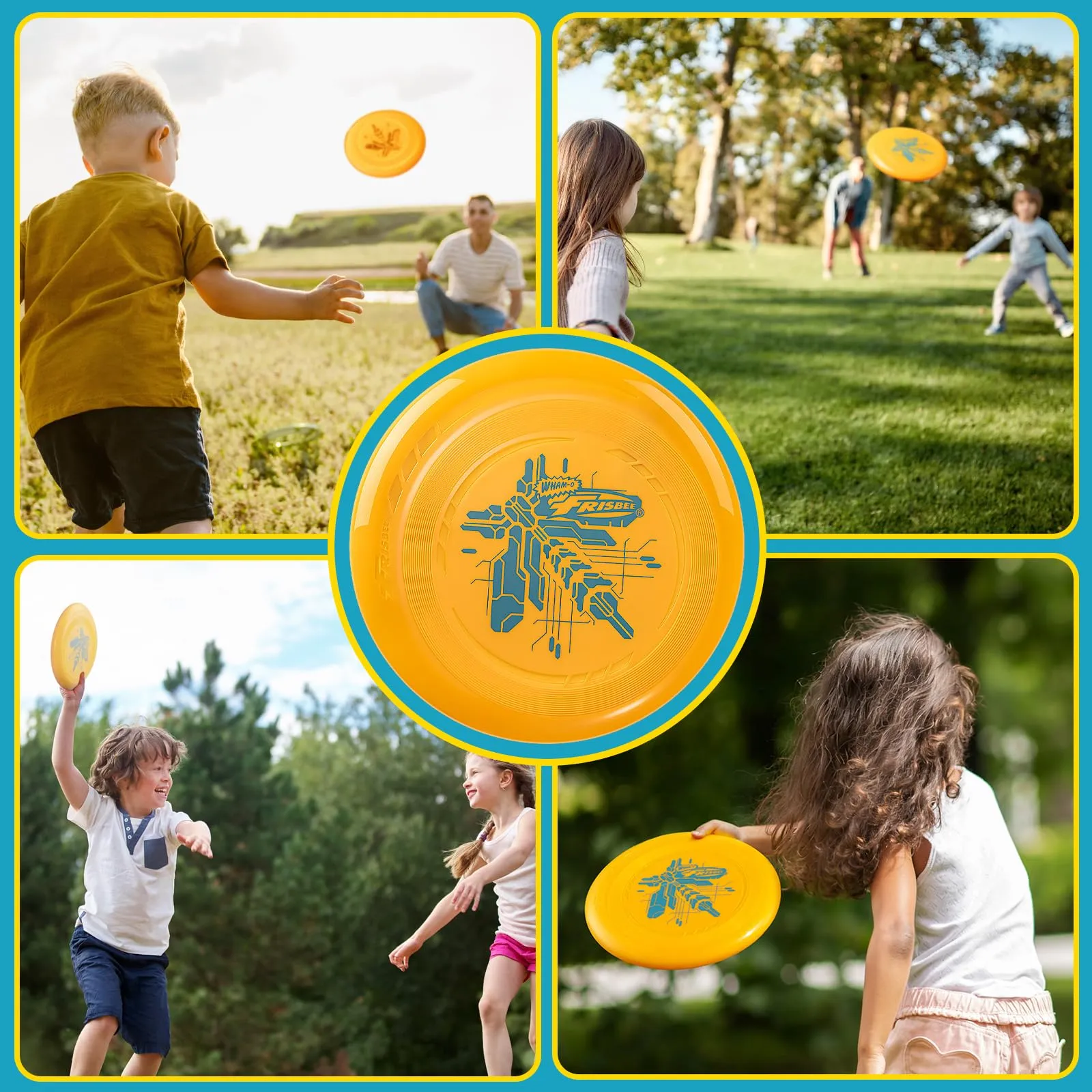 Wham-O Frisbee Dischi Volanti 70g, 22.86 cm, Set da 6 pezzi - immagine 7
