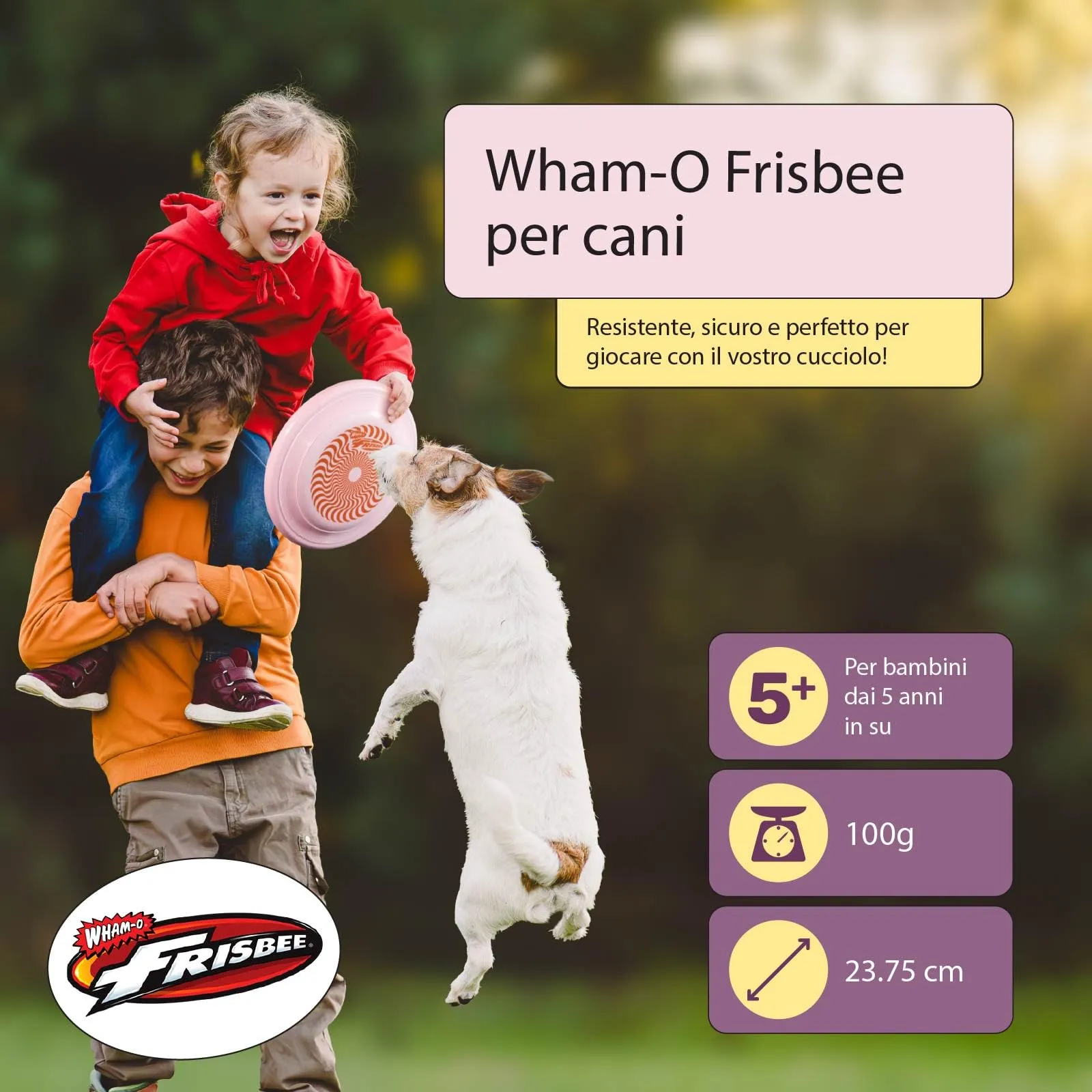 Wham-O Frisbee Disco Volante, 23.75 cm, 100g (53308-V4) - immagine 2