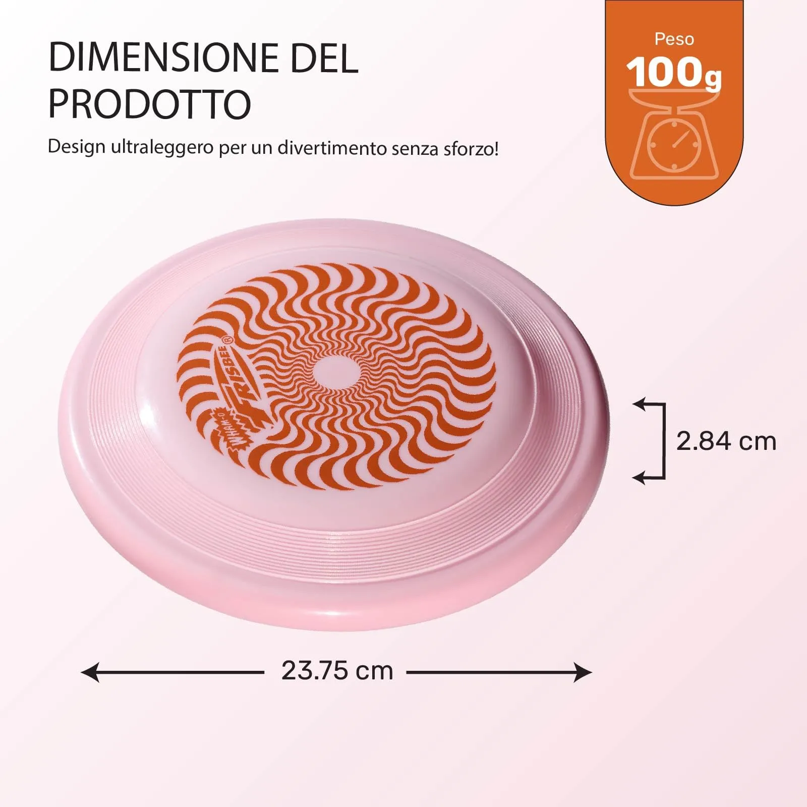 Wham-O Frisbee Disco Volante, 23.75 cm, 100g (53308-V4) - immagine 4