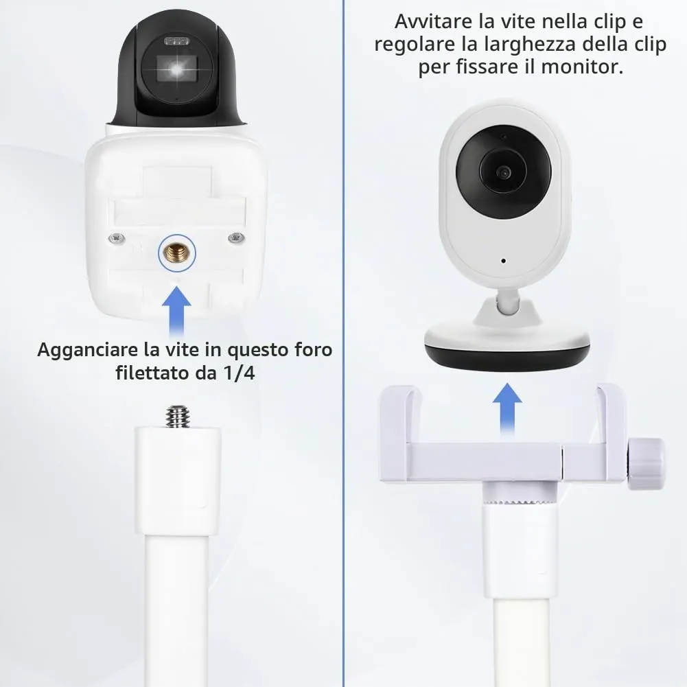 OFFCUP Supporto Baby Monitor Flessibile e Universale, Pieghevole - immagine 4