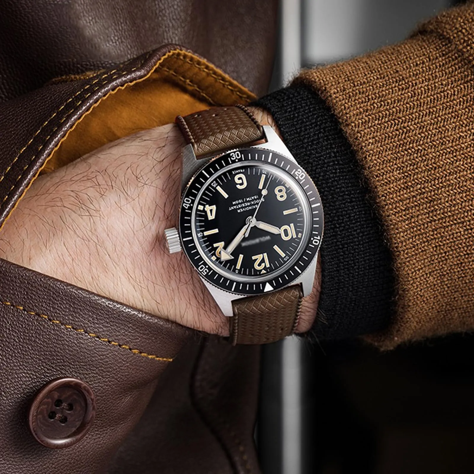 Niziruoup Cinturino Orologio in Gomma FKM Tropicale Sgancio Rapido 18mm 20mm 22mm per Rolex e Omega Swatch - immagine 6
