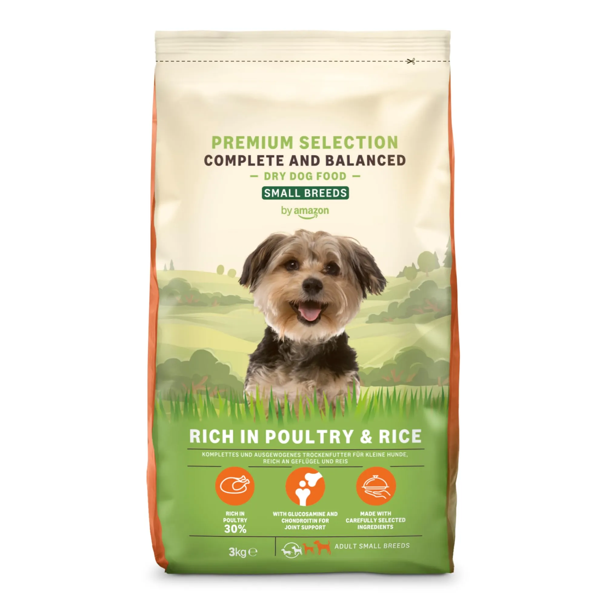 by Amazon Cibo secco completo per cani pollo e riso, 3 kg - immagine 1