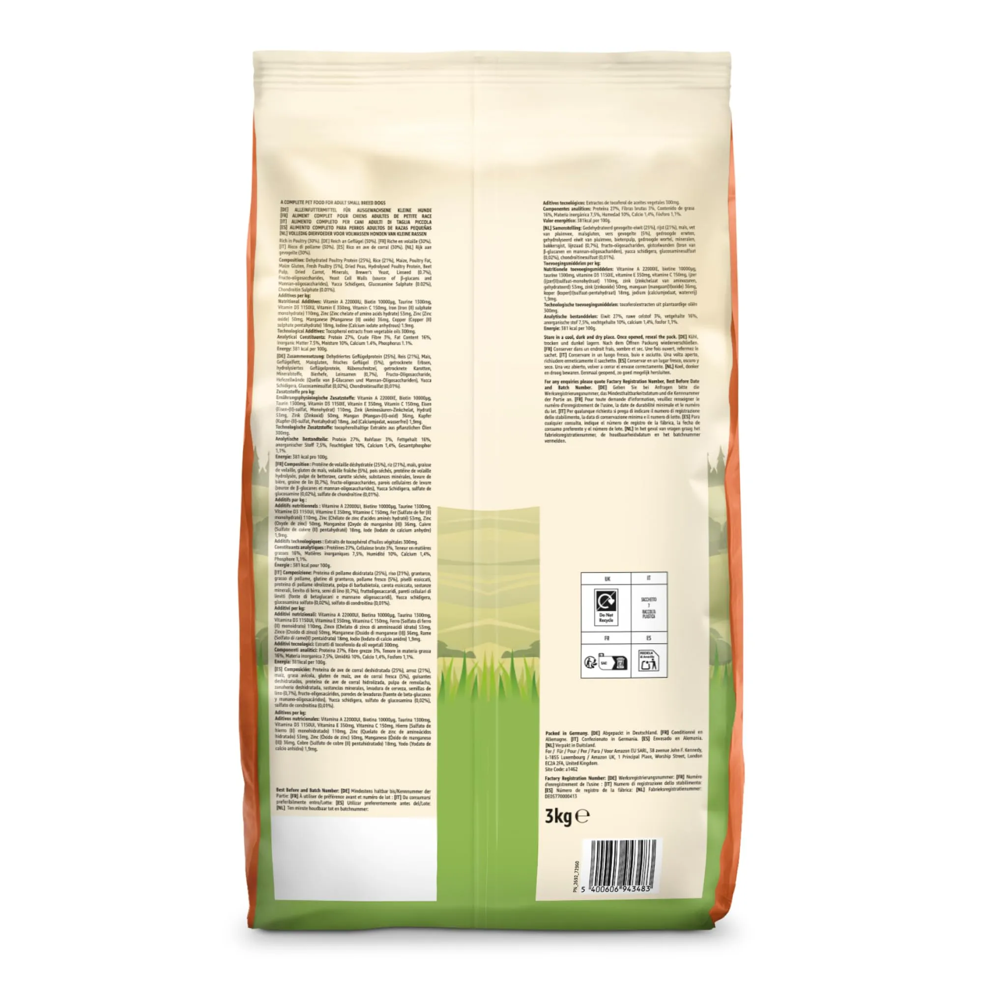 by Amazon Cibo secco completo per cani pollo e riso, 3 kg - immagine 8