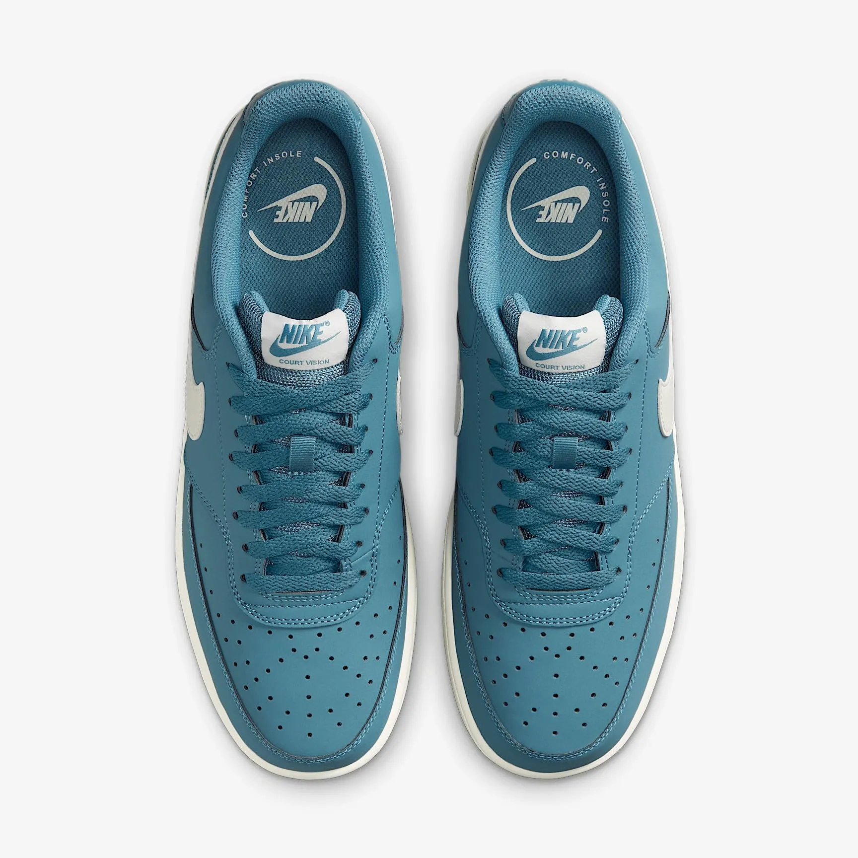 Nike Court Vision Low HM9429-001 Blu Fumo Vela 40 EU - immagine 4
