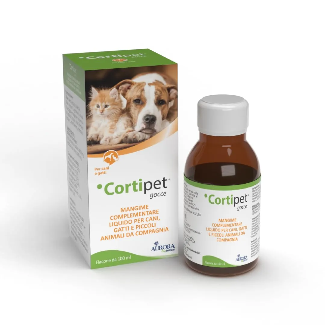 Aurora Biofarma Cortipet Gocce 100ml per Cani e Gatti - immagine 1