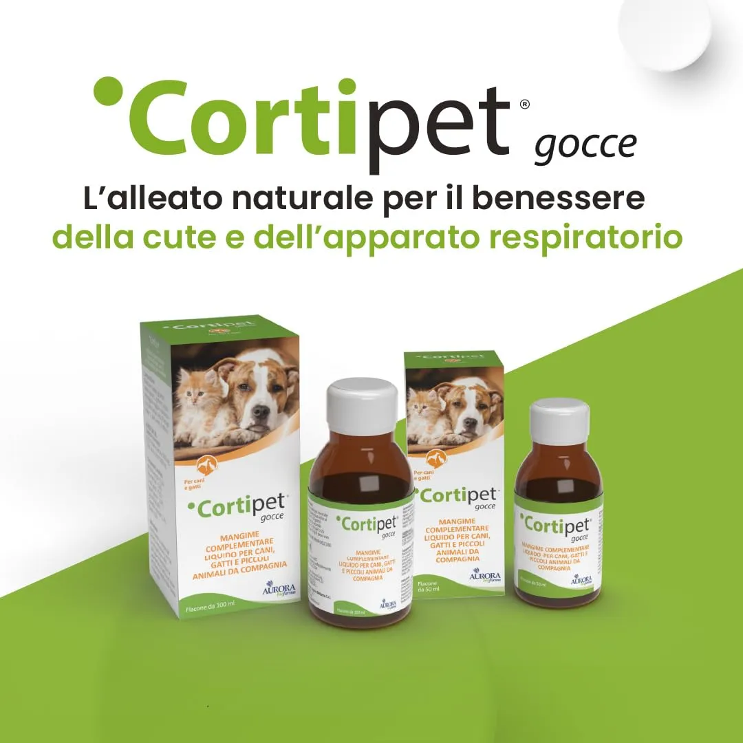 Aurora Biofarma Cortipet Gocce 100ml per Cani e Gatti - immagine 3