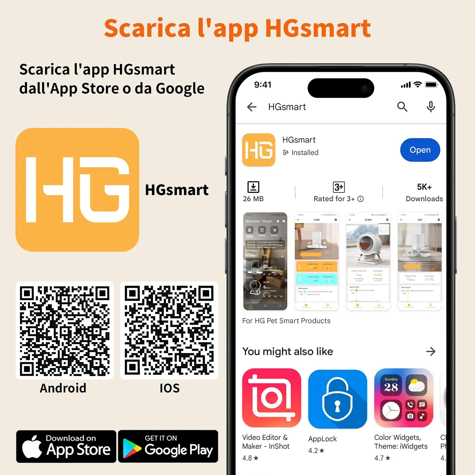 HoneyGuaridan Distributore Automatico Cibo Gatti WiFi 2.4G/5G con 4 Ciotole - immagine 8