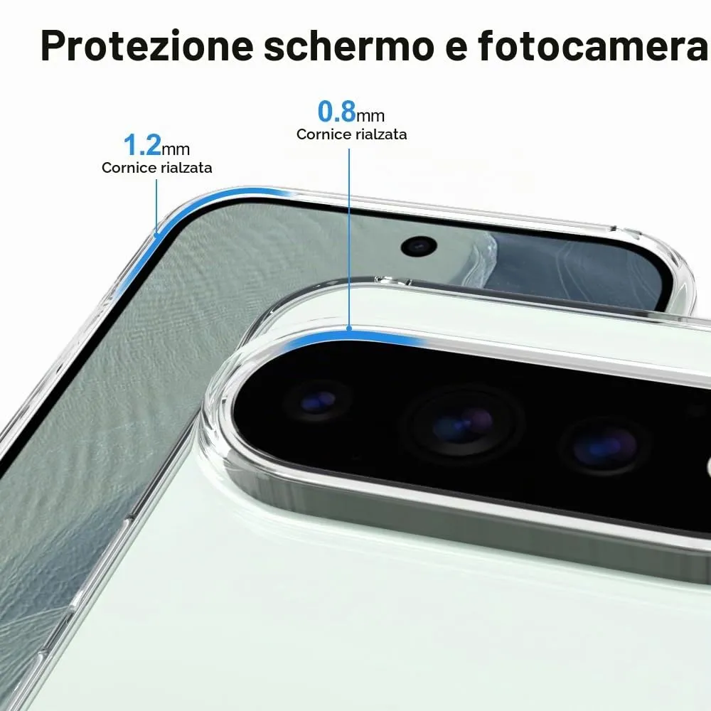 Captor Cover for Google Pixel 11 / 11 Pro, Clear Soft Silicone Case - immagine 3
