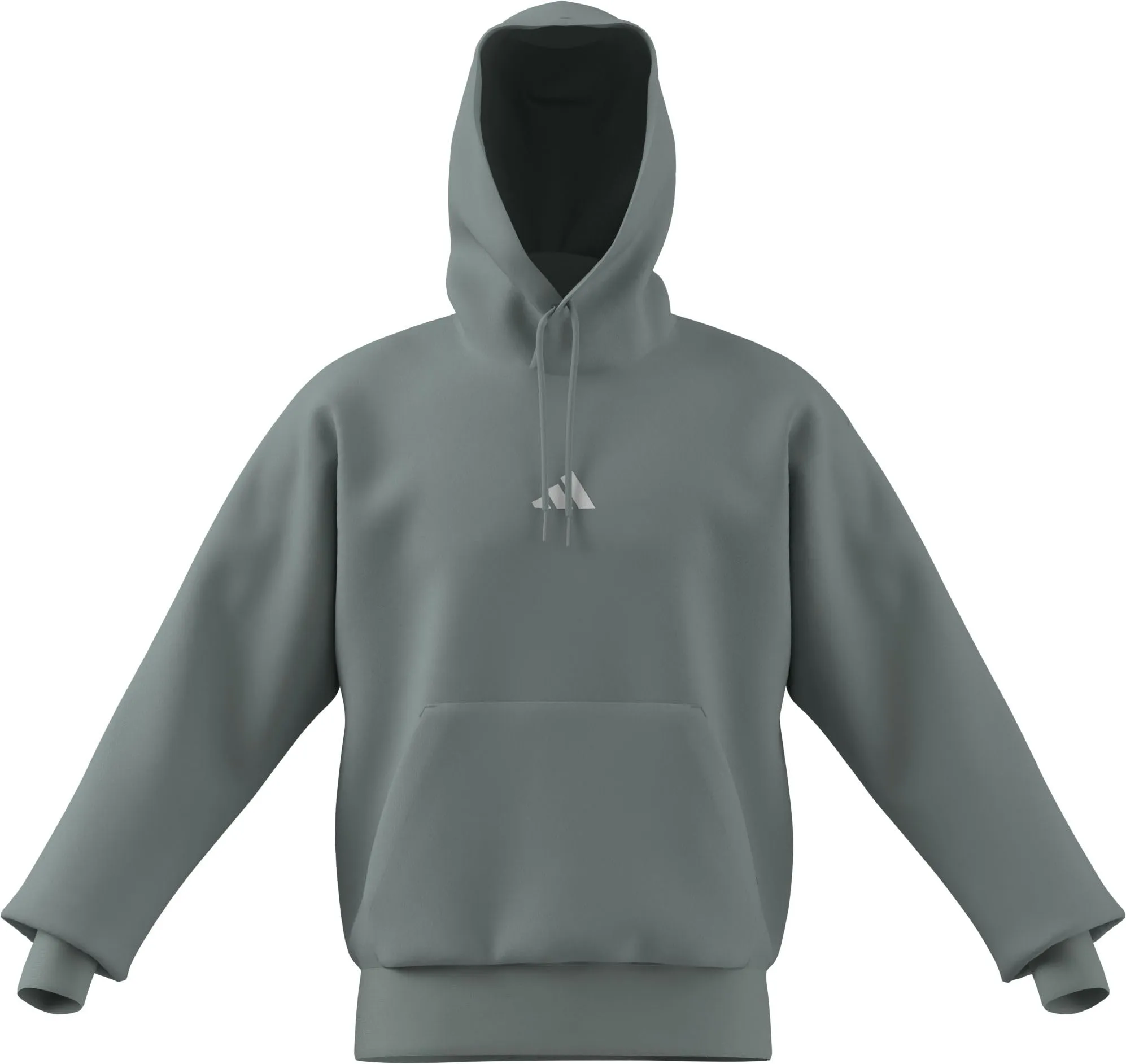 adidas Essentials Feelcozy Fleece Hoodie - Wonder Sage/White, M - immagine 1