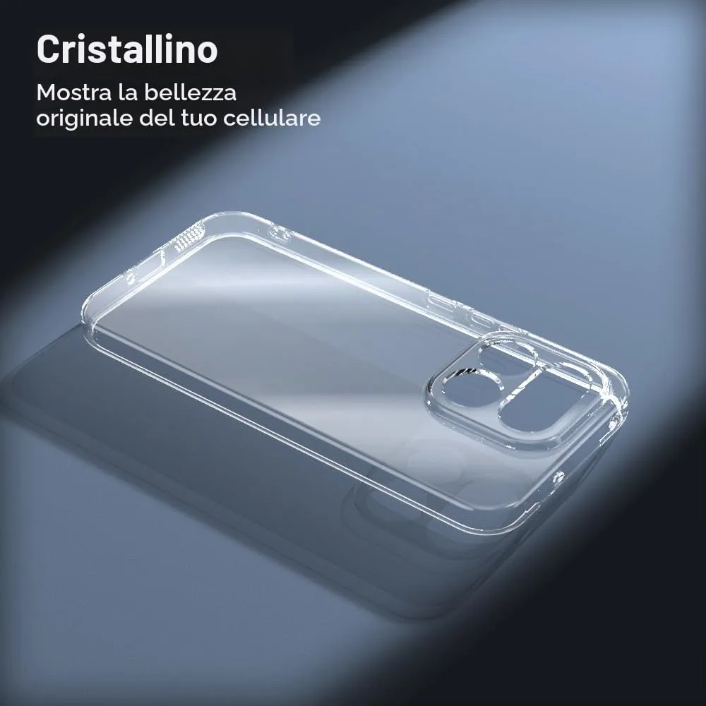 Captor Cover for Realme 16 Pro 5G, Transparent Soft Silicone Case - immagine 5