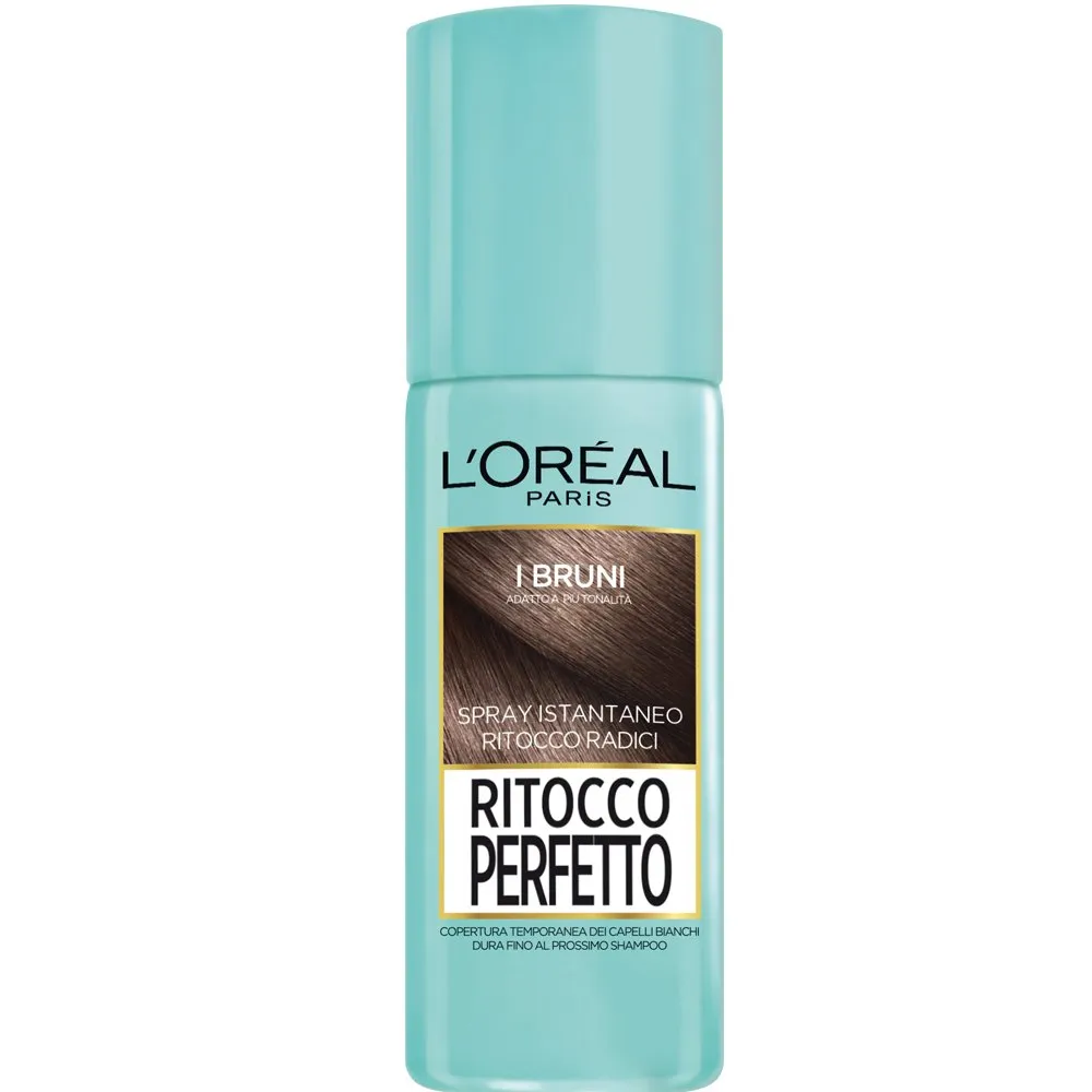 L'Oréal Paris Spray Ritocco Perfetto per Radici e Capelli Bianchi, Bruno, 75 ml - immagine 2