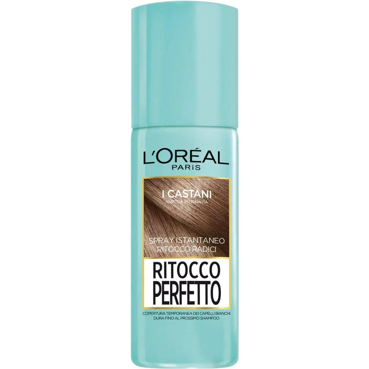 L'Oréal Paris Spray Ritocco Perfetto per Radici e Capelli Bianchi, Castano, 75 ml - immagine 2