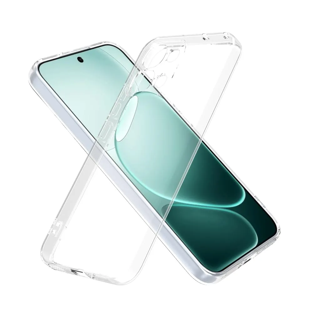 Captor Cover for Oppo A6 Pro 5G, Transparent Soft Silicone Case - immagine 2
